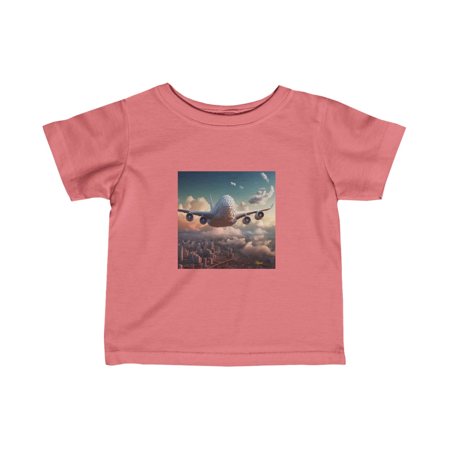 Frequent Flyer Miles Series Print #1 Infant Fine Jersey Tee