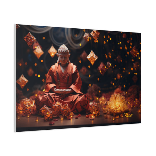 Ascending Buddha Series Print #7 - Streched Matte Canvas Print, 1.25" Thick