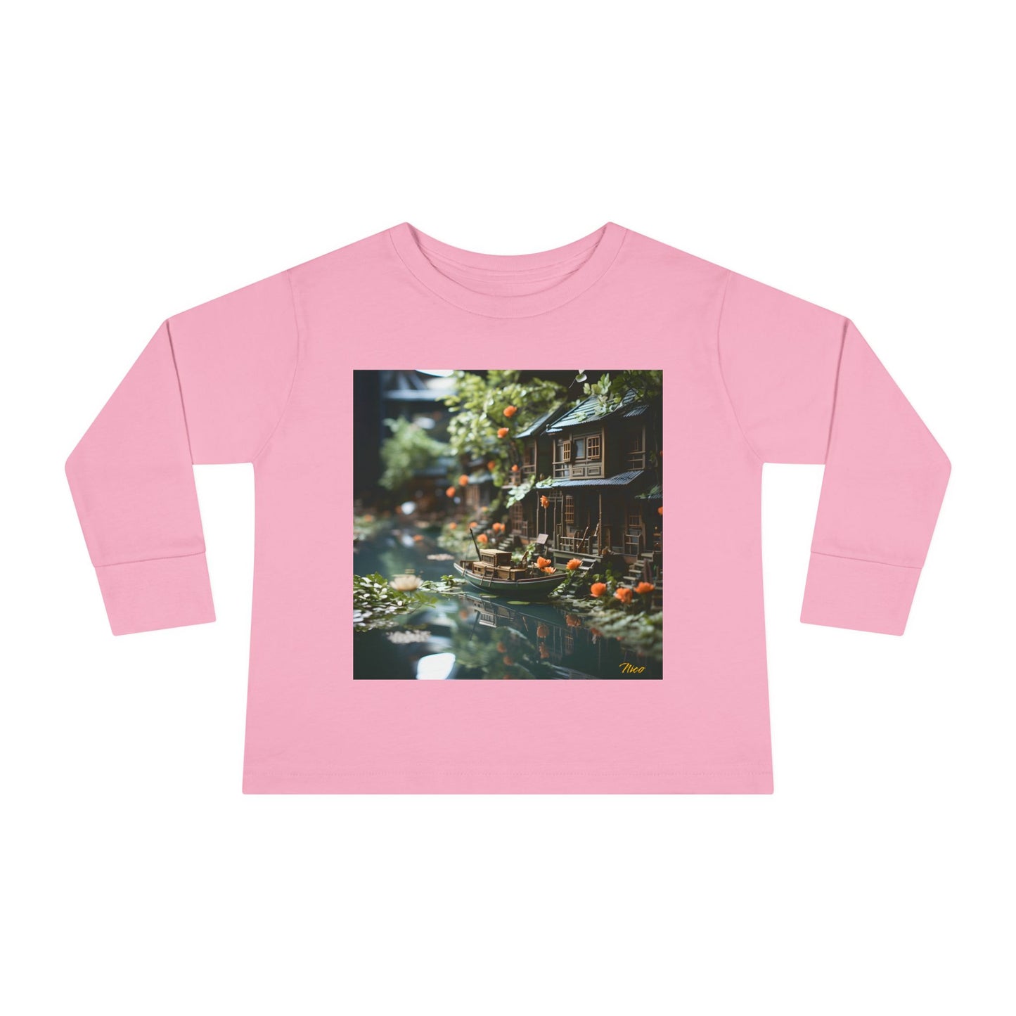 Born On A Bayou Series Print #9 Toddler Long Sleeve Tee