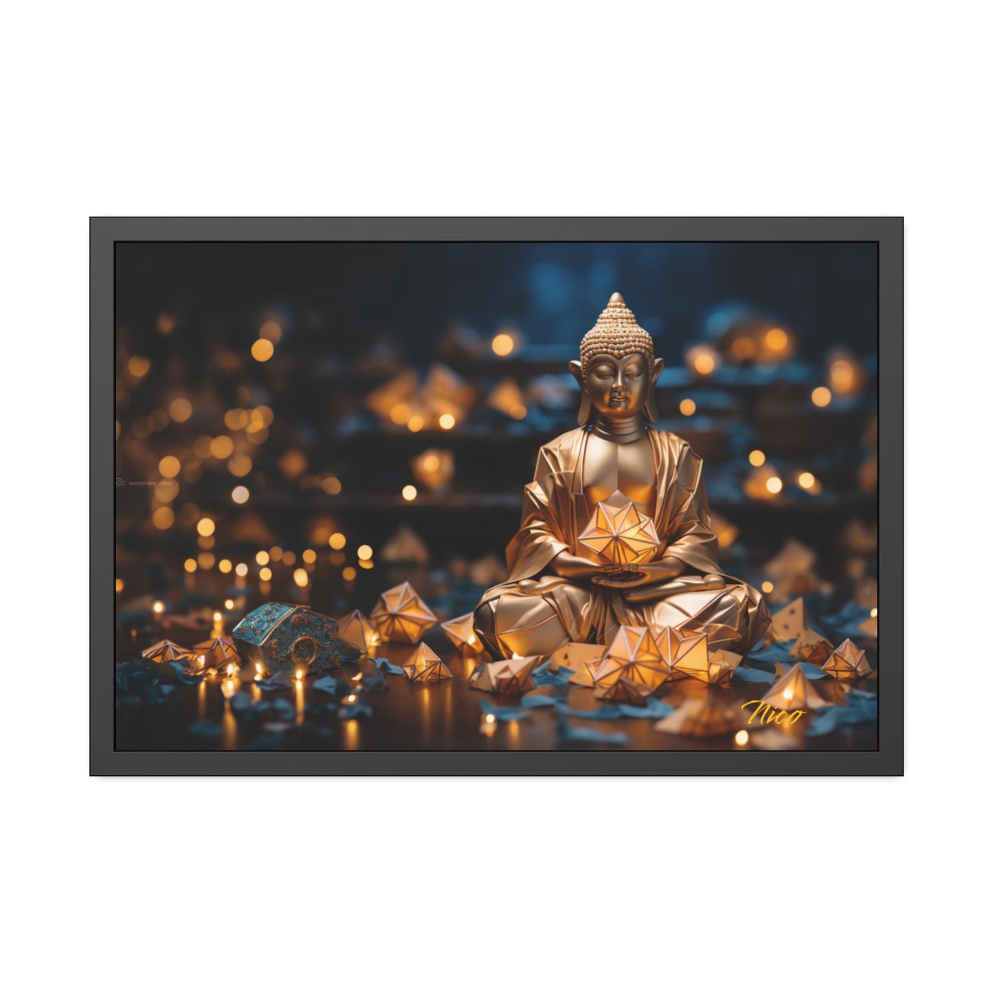 Ascending Buddha Series Print #9 - Framed Fine Art Paper Print