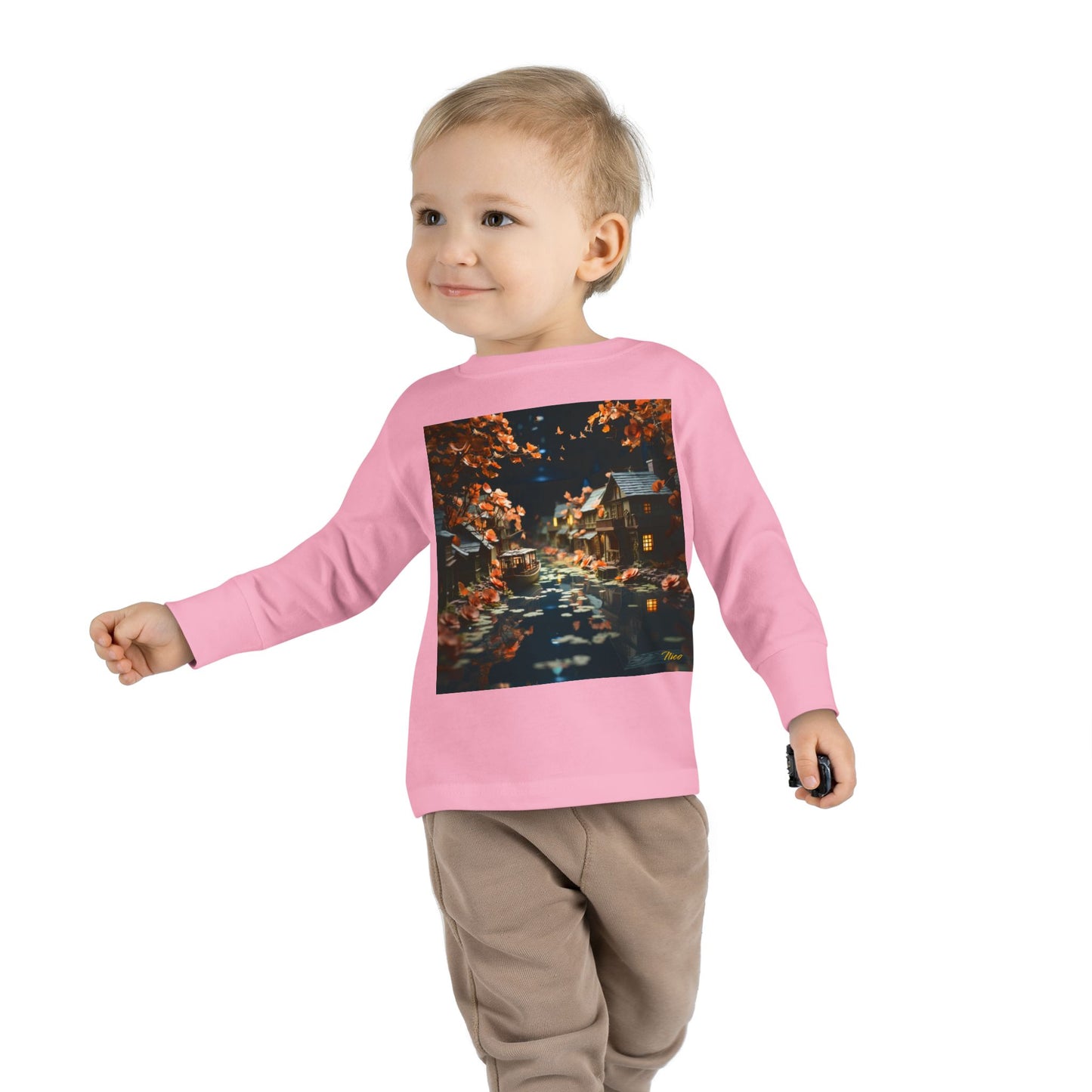 Born On A Bayou Series Print #7 Toddler Long Sleeve Tee