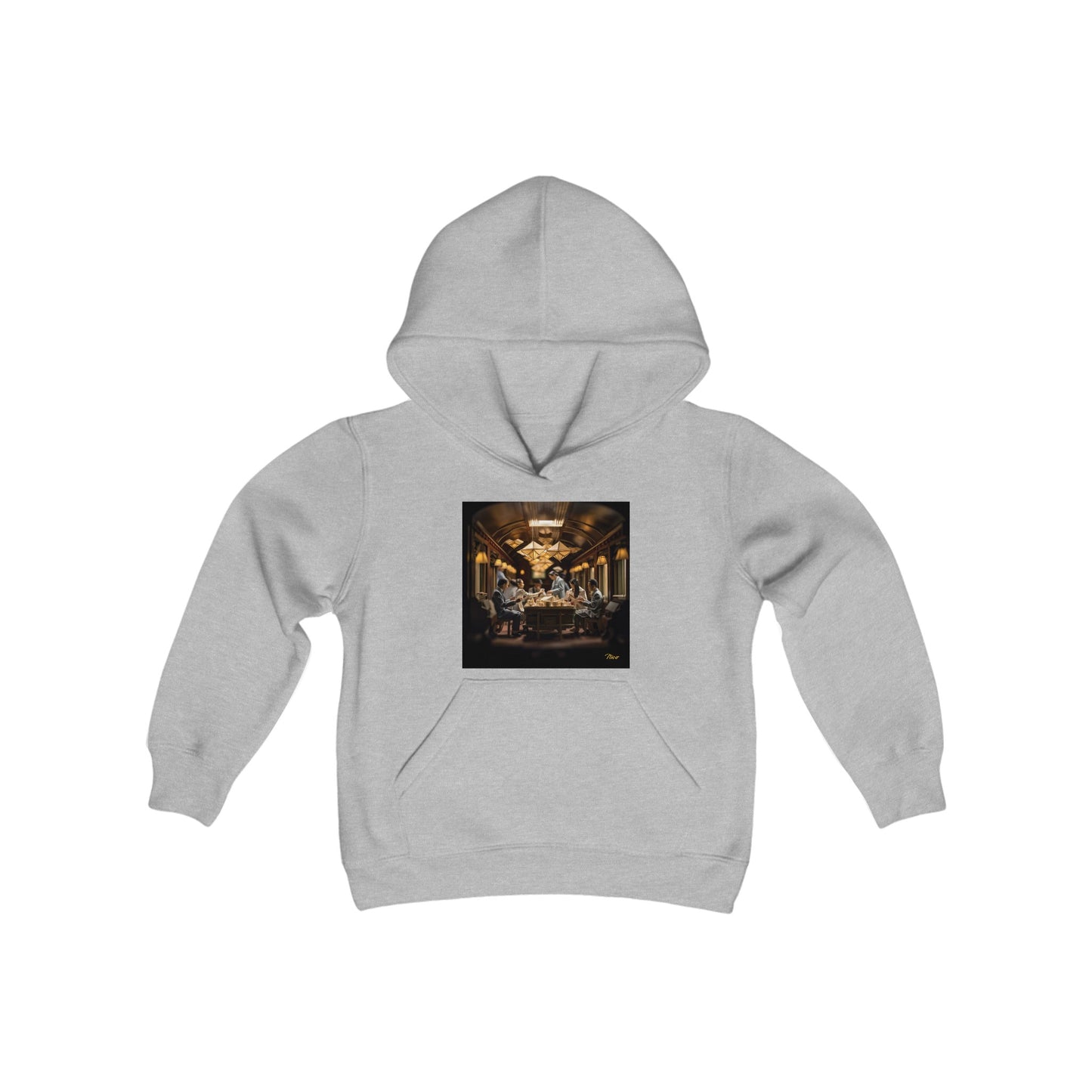 Orient Express Series Print #6 Youth Heavy Blend Hooded Sweatshirt