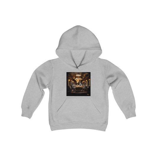 Orient Express Series Print #6 Youth Heavy Blend Hooded Sweatshirt