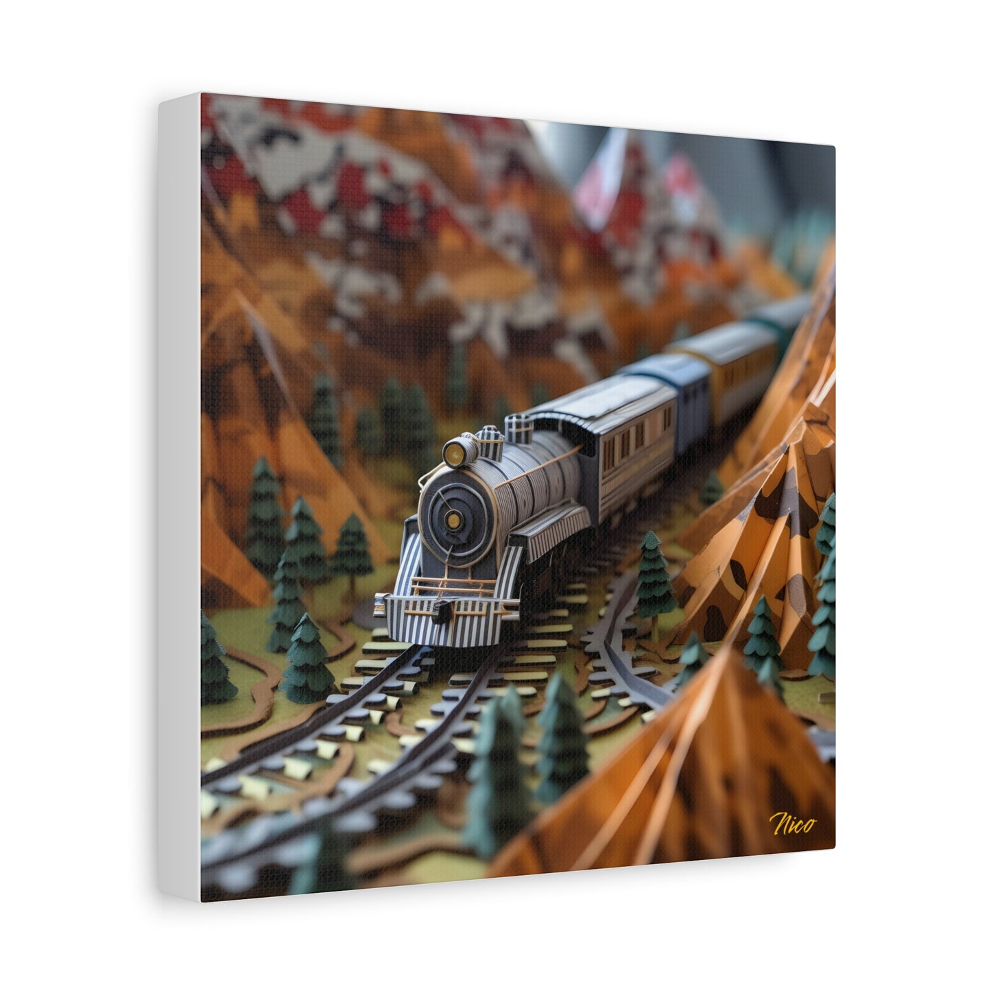 Orient Express Series Print #5 - Streched Matte Canvas Print, 1.25" Thick