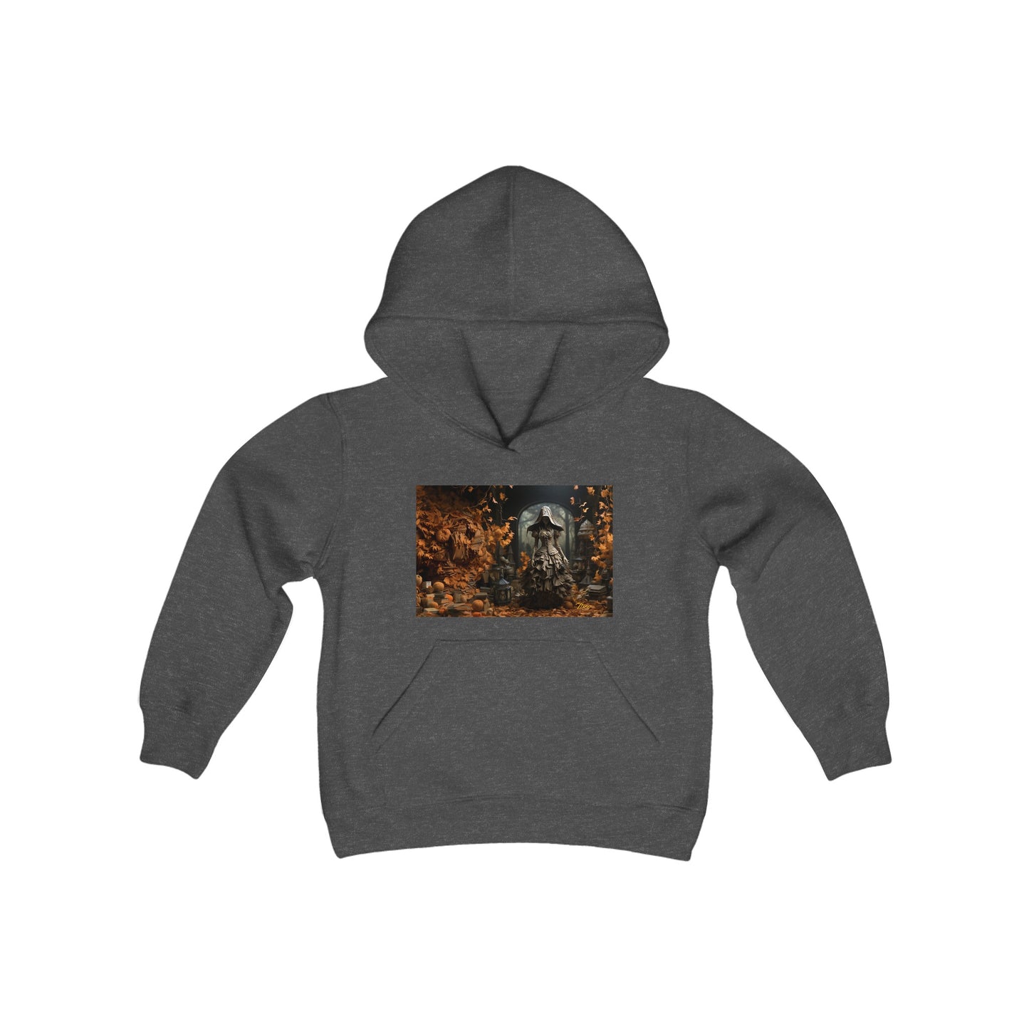 Halloween 2024 Series Print #7 Youth Heavy Blend Hooded Sweatshirt