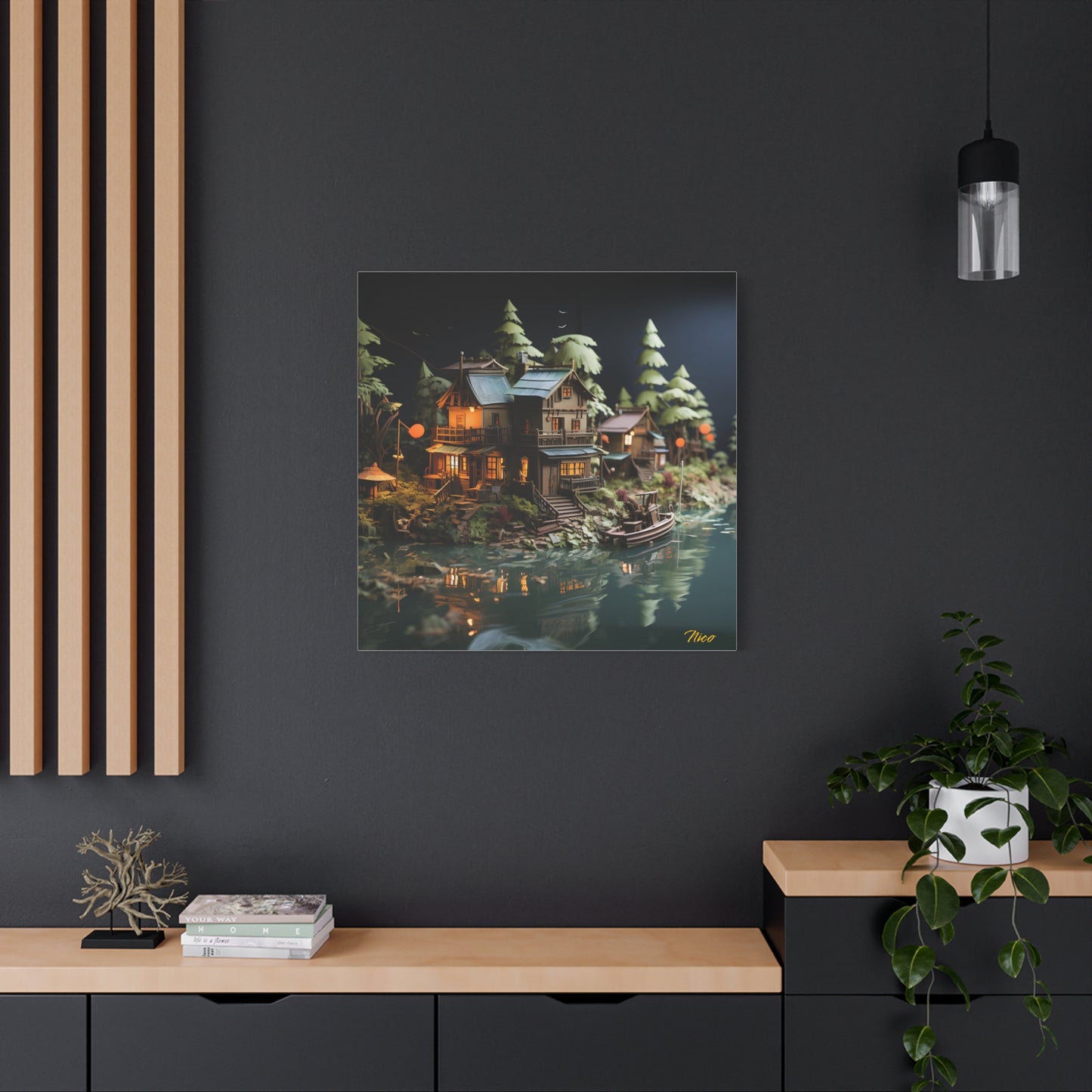 Born On A Bayou Print #8 - Streached Matte Canvas Print, 1.25" Thick