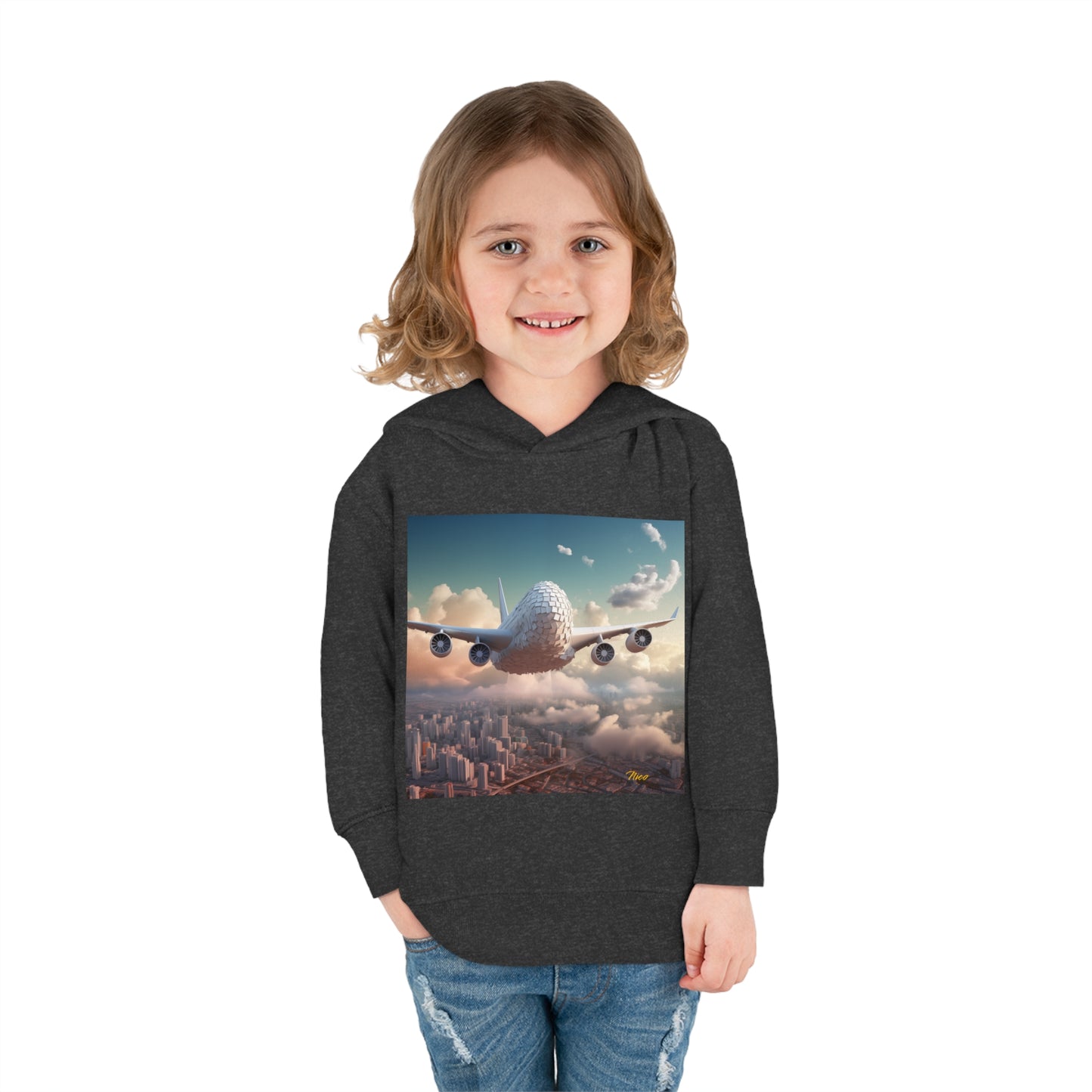 Frequent Flyer Miles Series Print #1 Toddler Pullover Fleece Hoodie