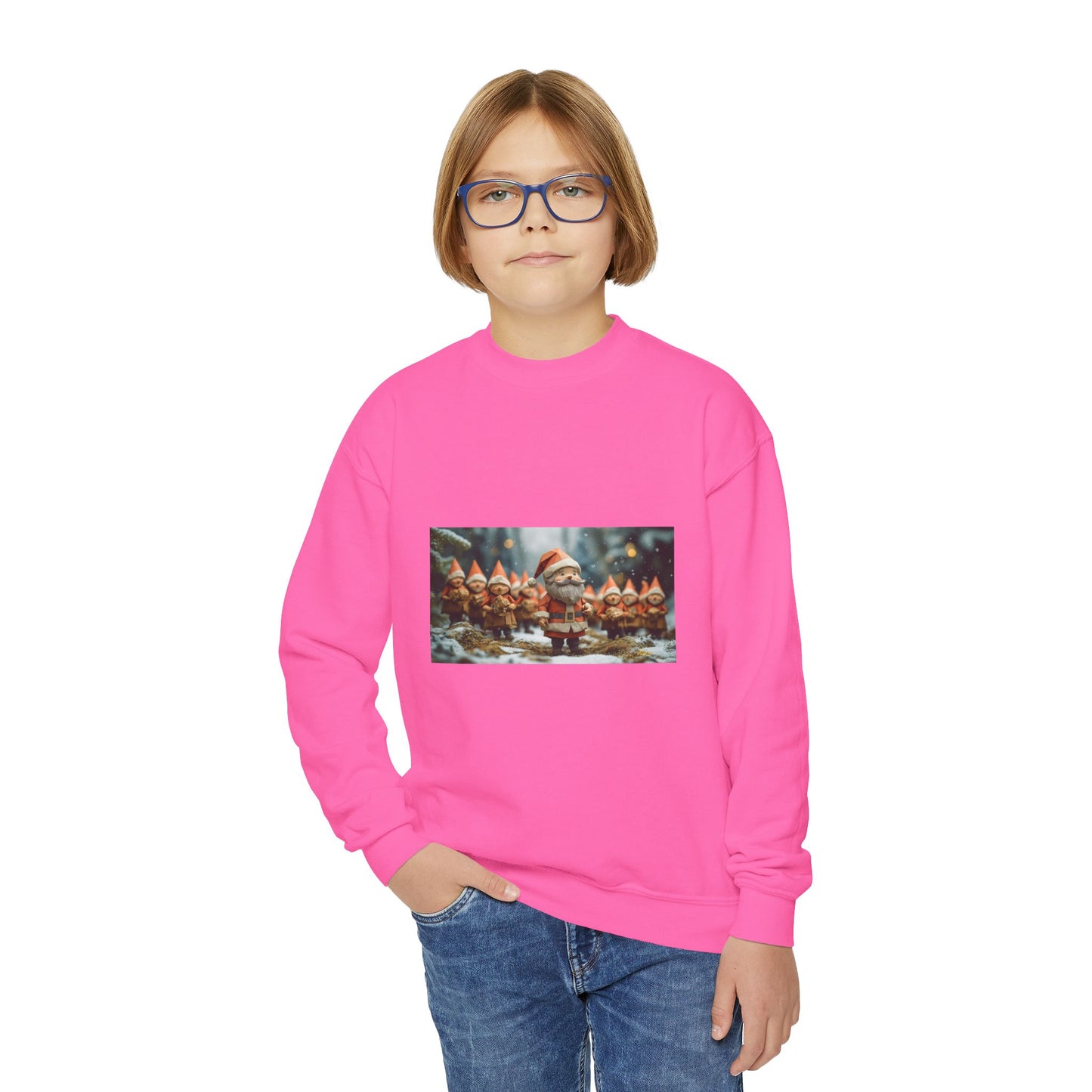 Chirstmas 2024 Series Print #4 Youth Crewneck Sweatshirt