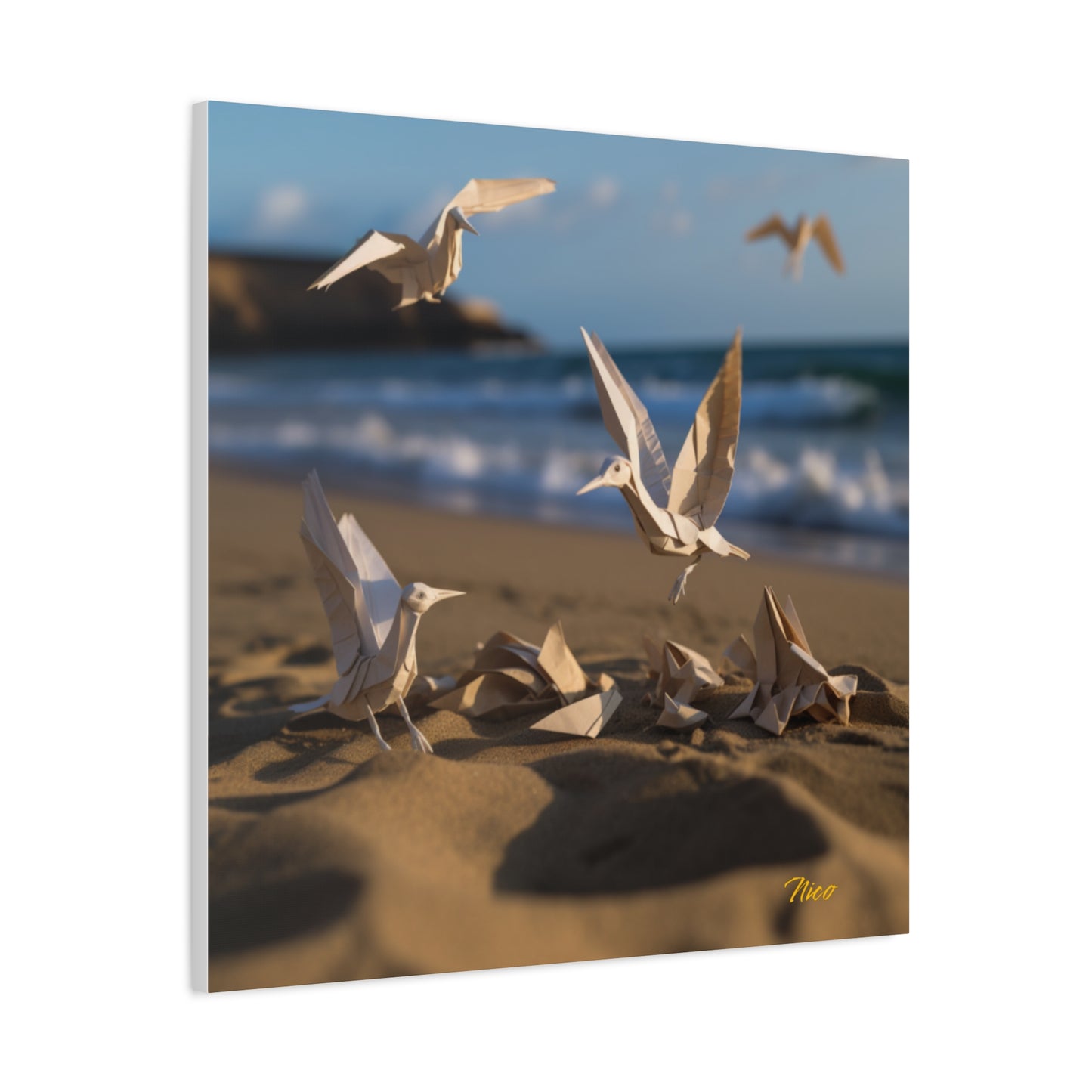 By The Seaside Series Print #7 - Streched Matte Canvas Print, 1.25" Thick