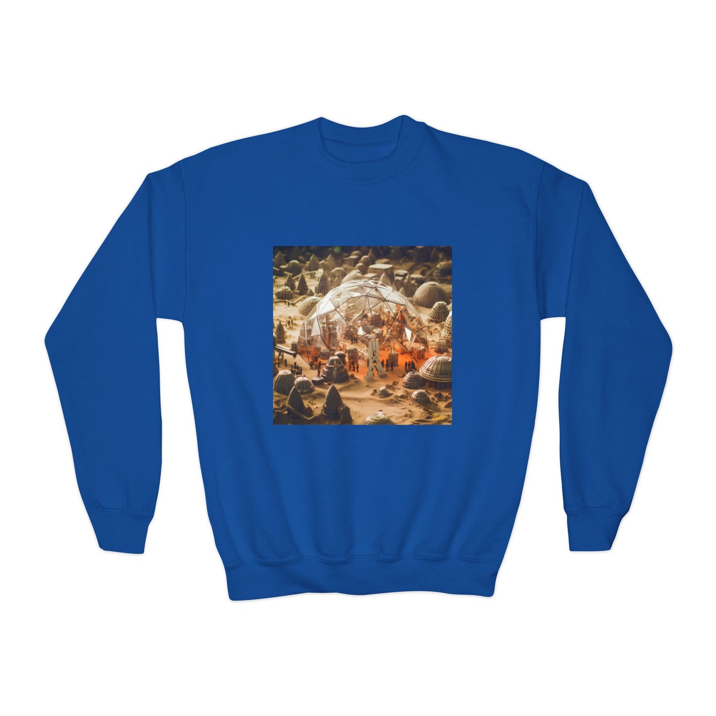 Elons' Dream Series Print #9 Youth Crewneck Sweatshirt