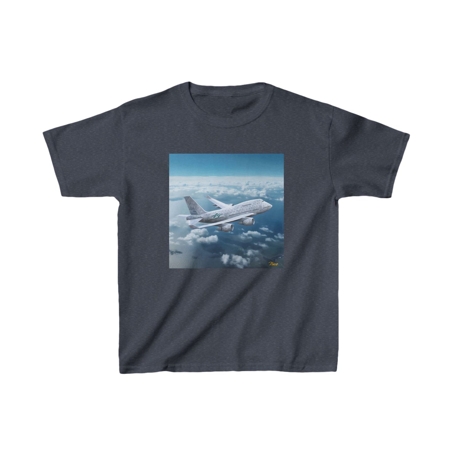 Frequent Flyer Miles Series Print #3 Kids Heavy Cotton™ Tee