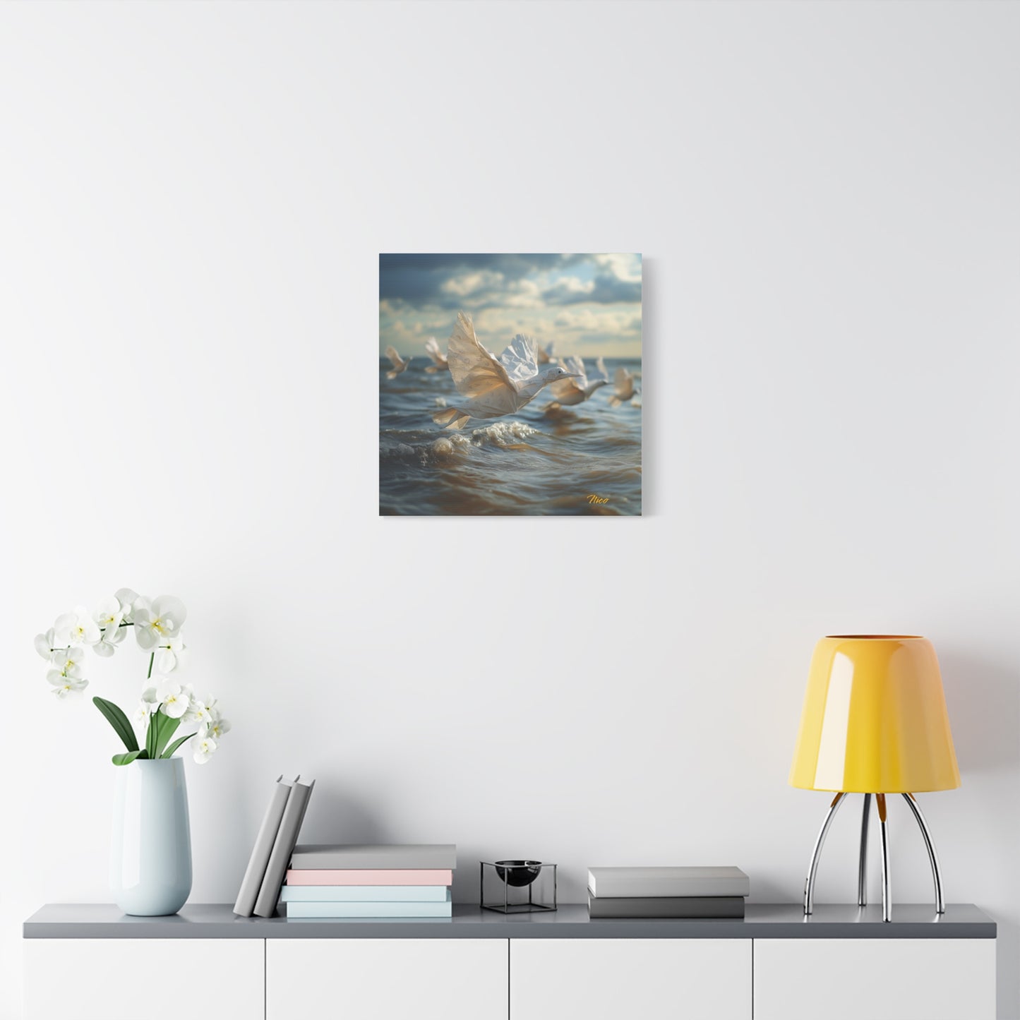 By The Seaside Series Print #8 - Streched Matte Canvas Print, 1.25" Thick