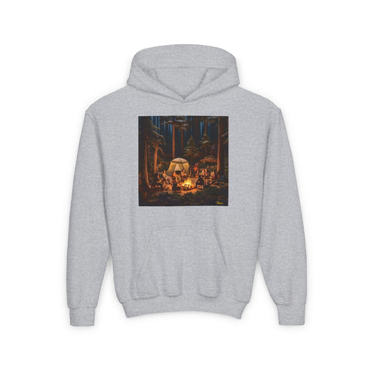 Under The Starry Skies Series Print #4 Youth Heavy Blend Hooded Sweatshirt