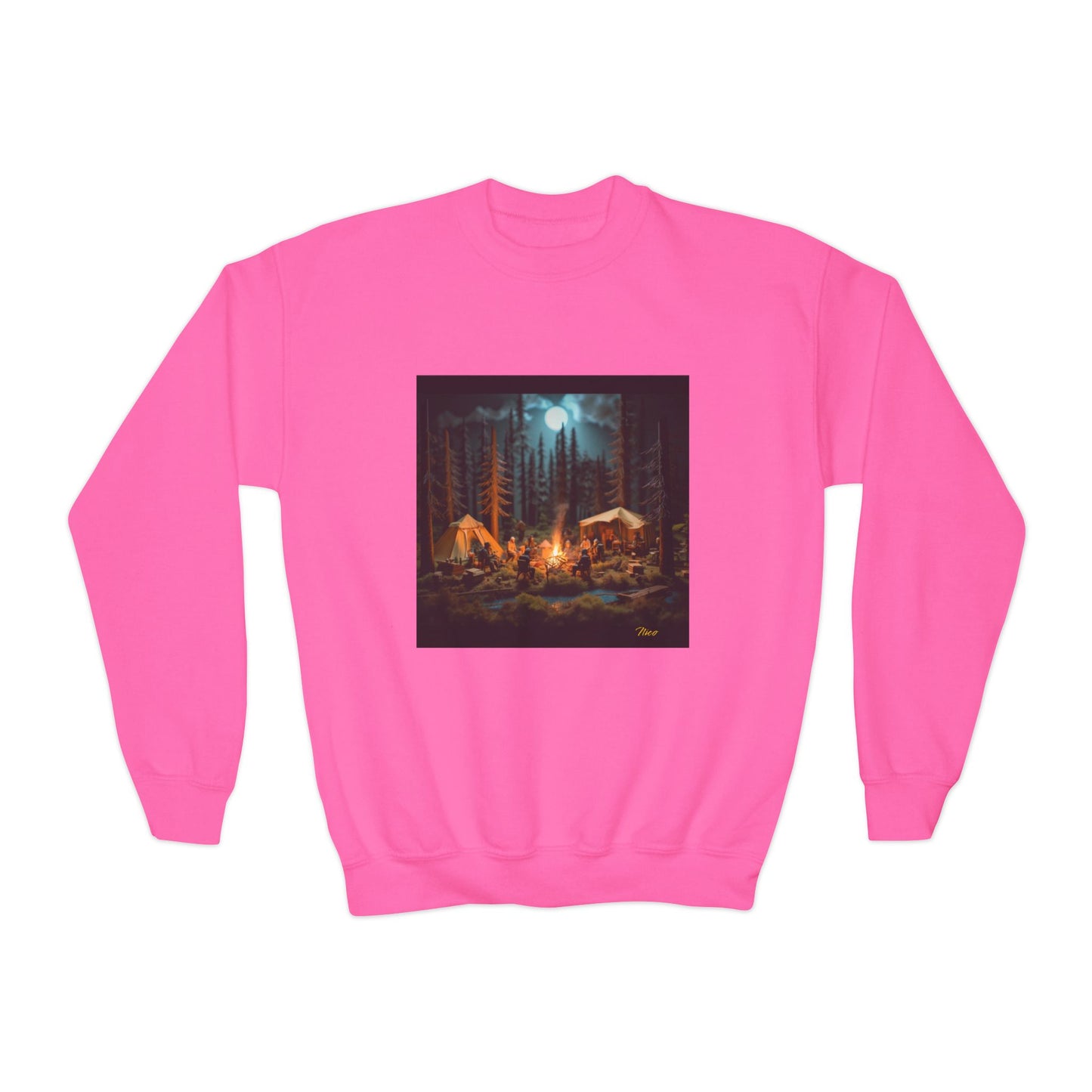 Under The Starry Skies Series Print #8 Youth Crewneck Sweatshirt