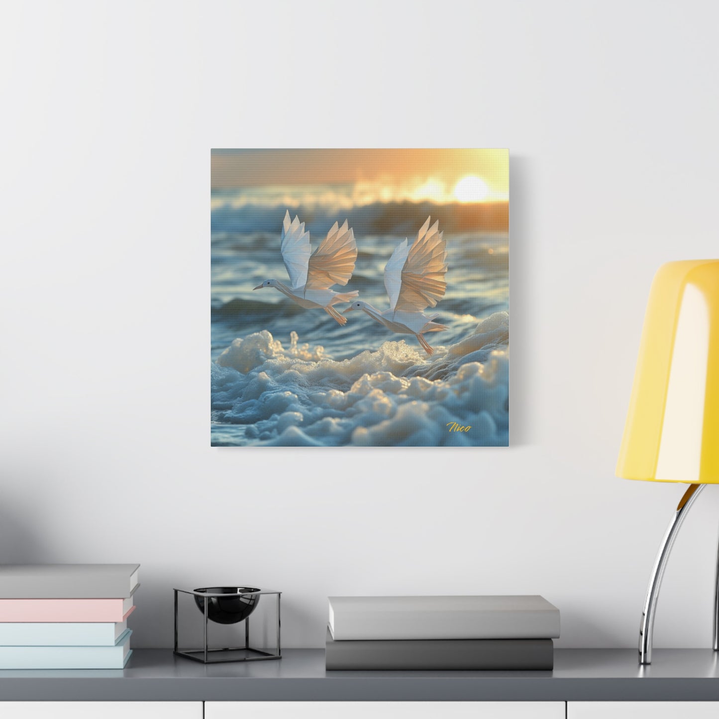 By The Seaside Series Print #5 - Streched Matte Canvas Print, 1.25" Thick