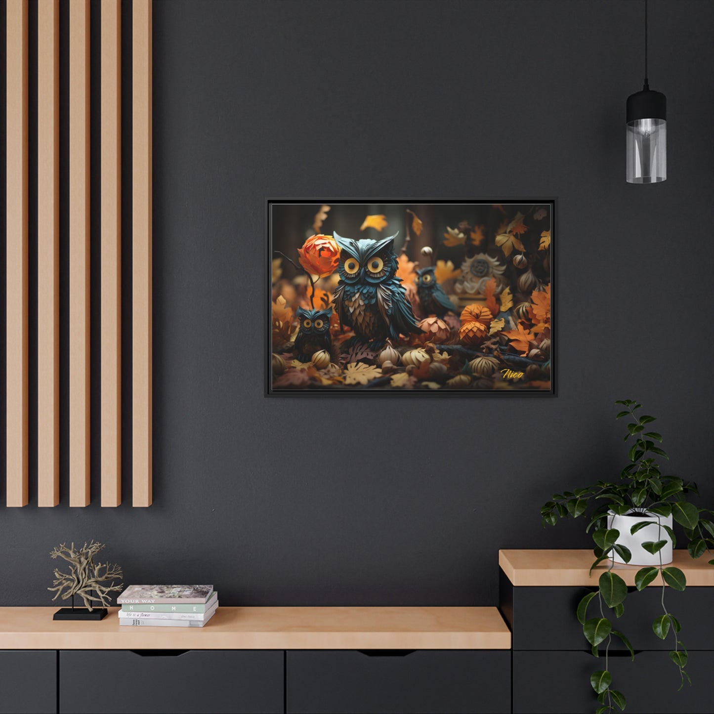 Halloween 2023 Series Print #8 - Black Framed Canvas Print