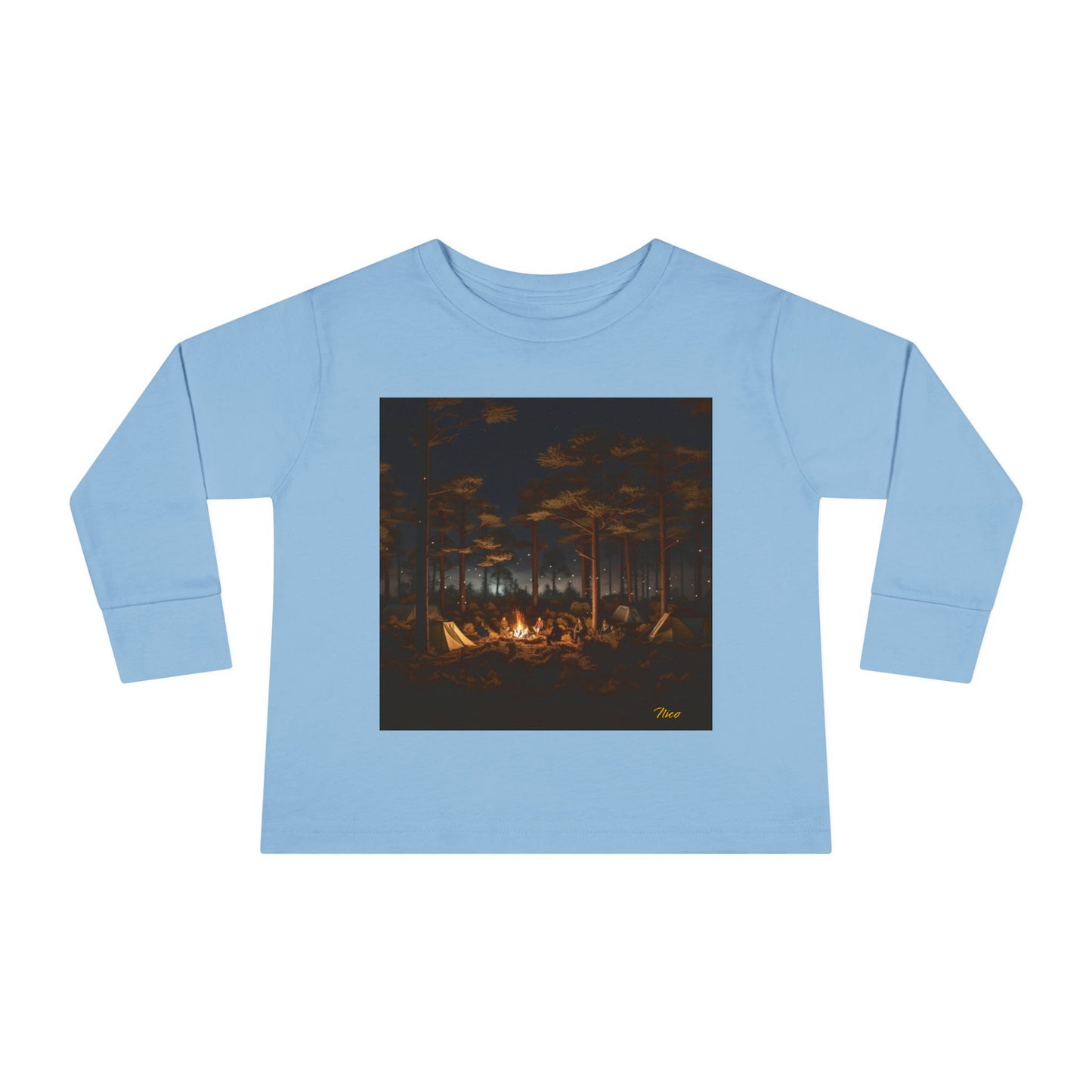 Under The Starry Skies Series Print #9 Toddler Long Sleeve Tee