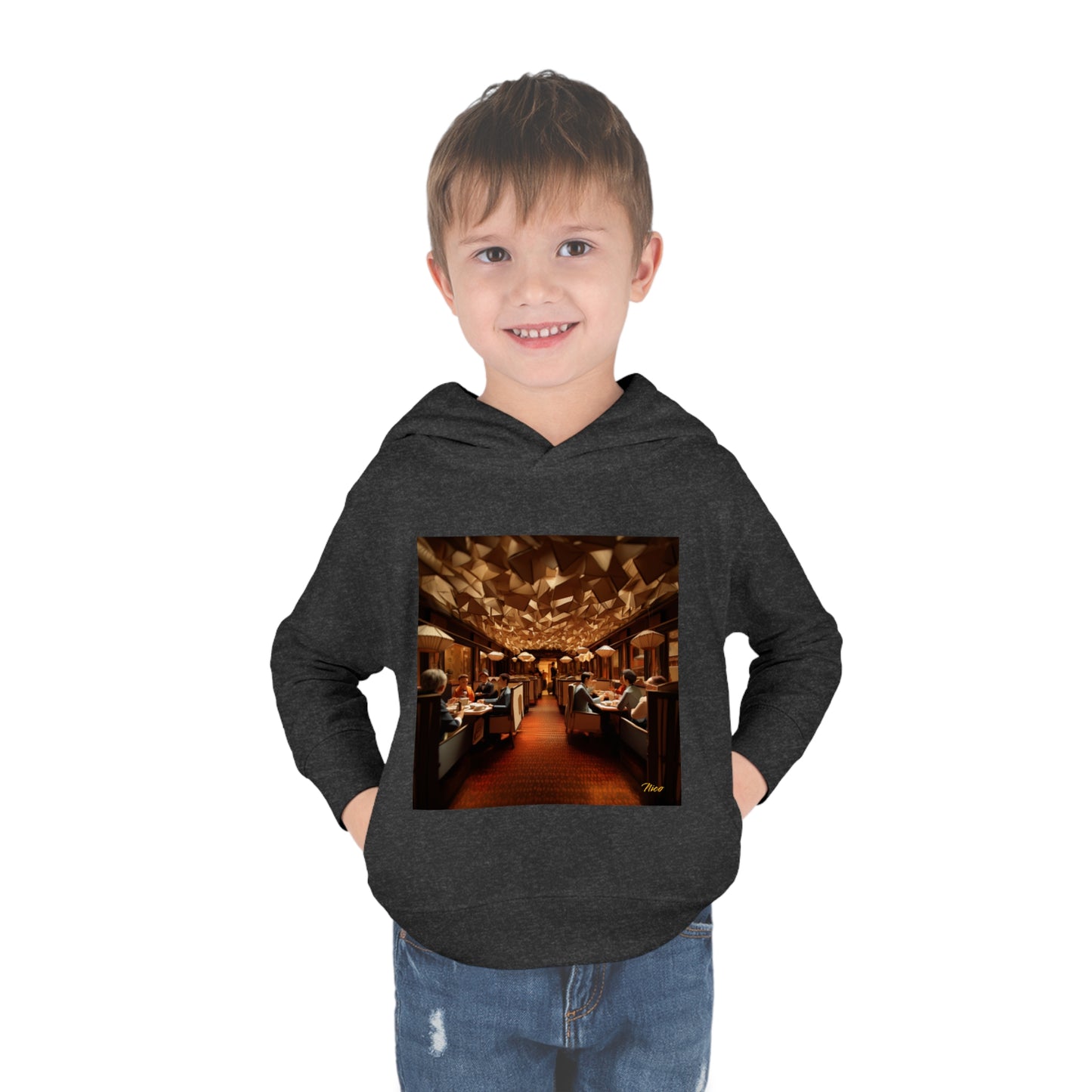 Orient Express Series Print #2 Toddler Pullover Fleece Hoodie