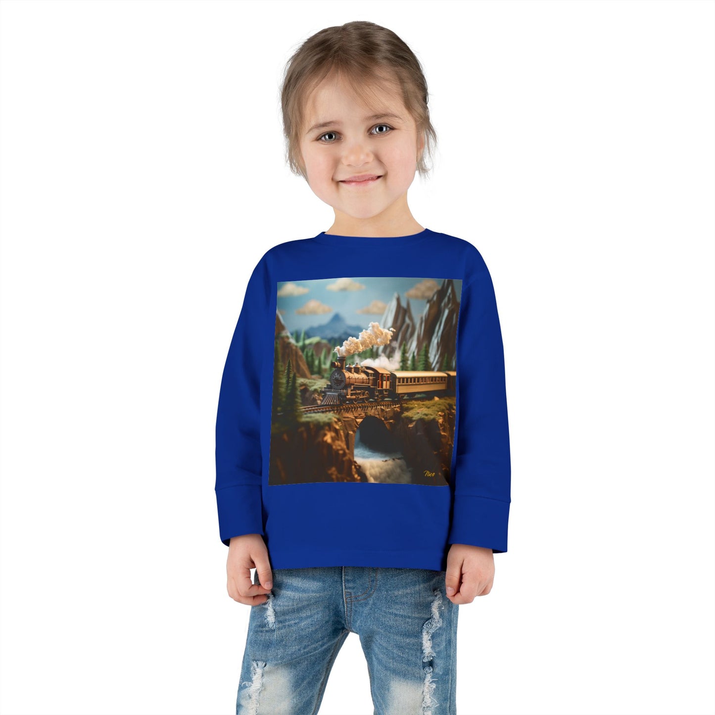 Orient Express Series Print #5 Toddler Long Sleeve Tee