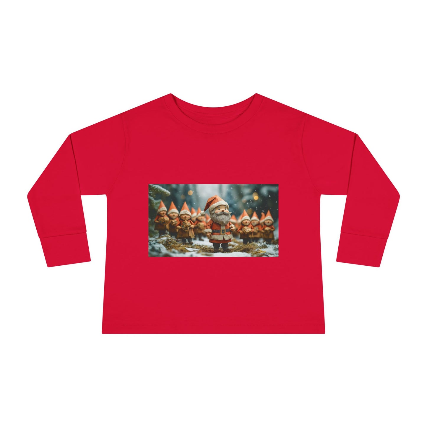 Chirstmas 2024 Series Print #4 Toddler Long Sleeve Tee