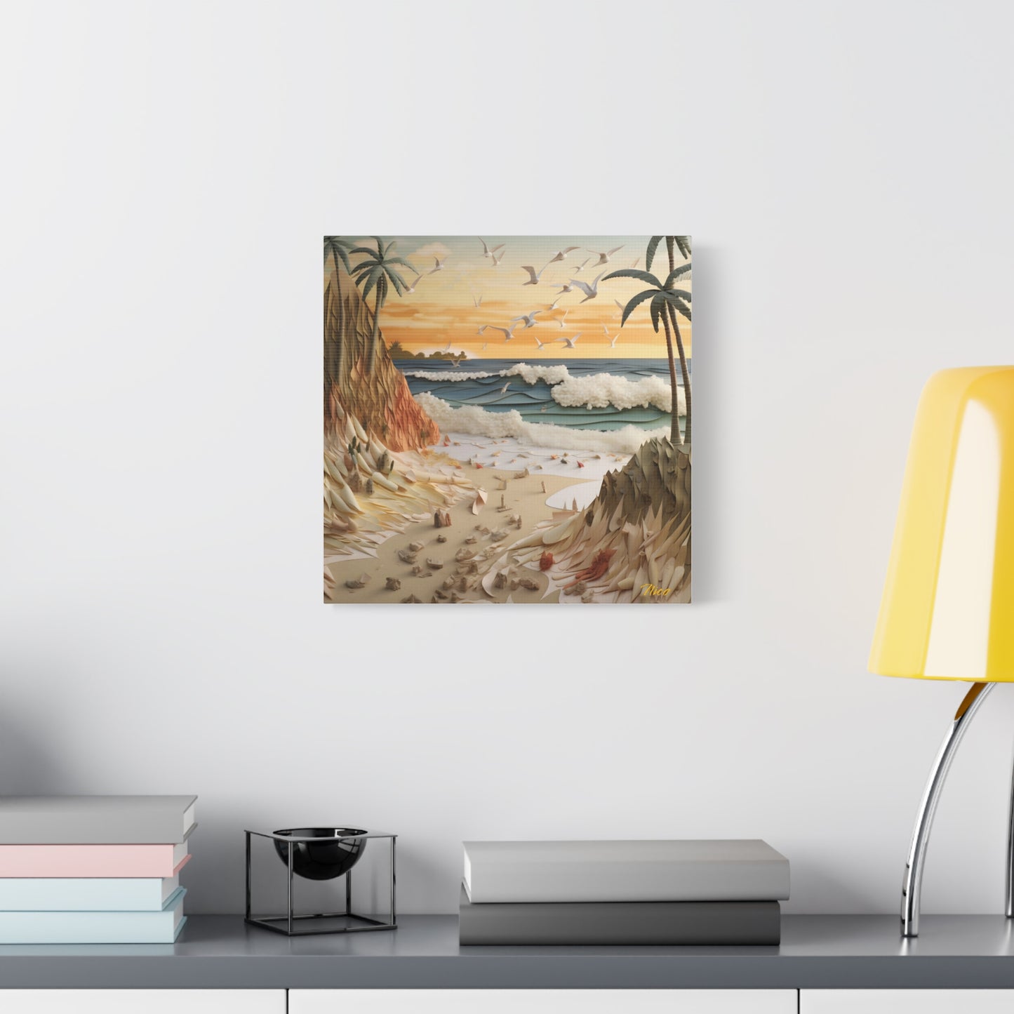 By The Seaside Series Print #7 - Streched Matte Canvas Print, 1.25" Thick