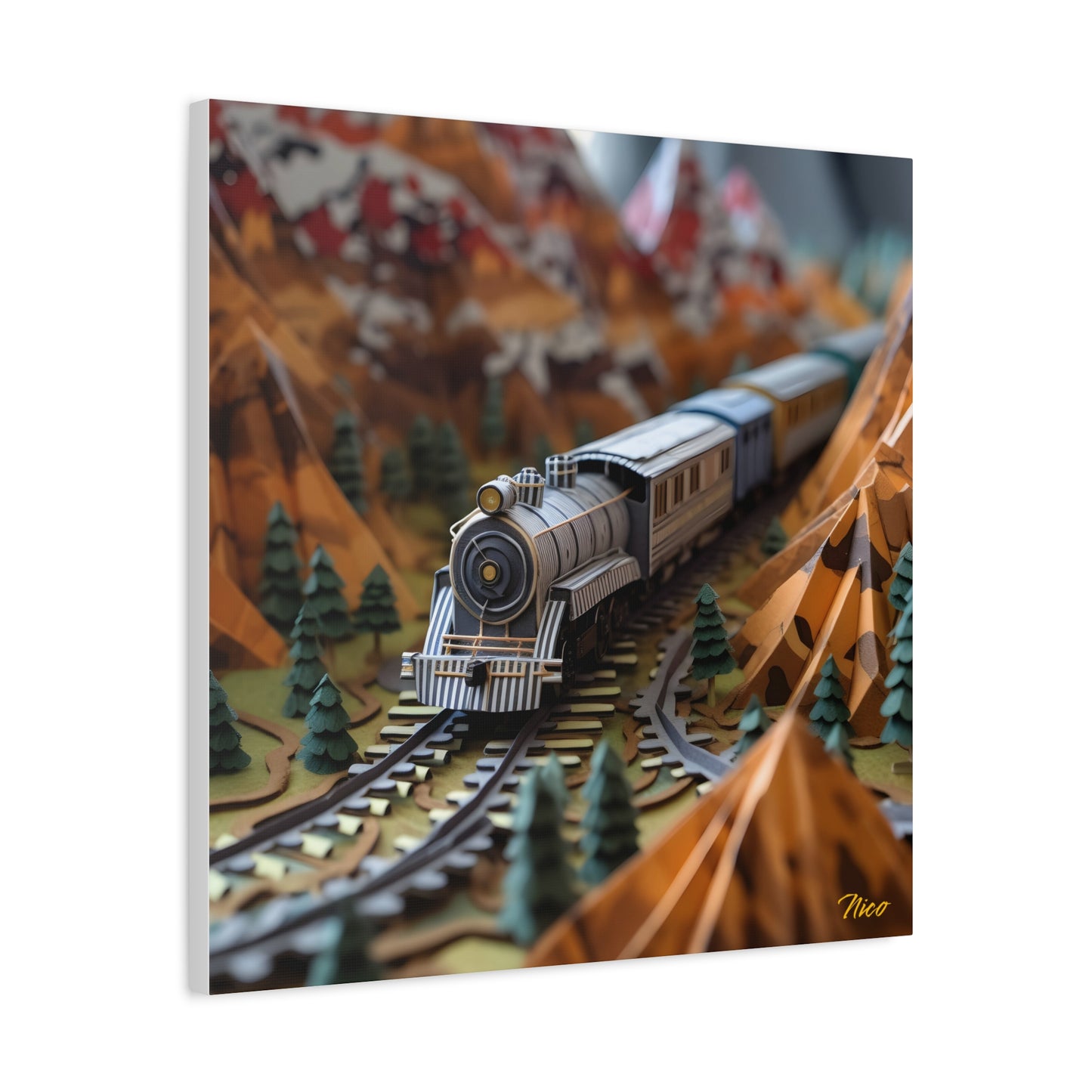 Orient Express Series Print #5 - Streched Matte Canvas Print, 1.25" Thick