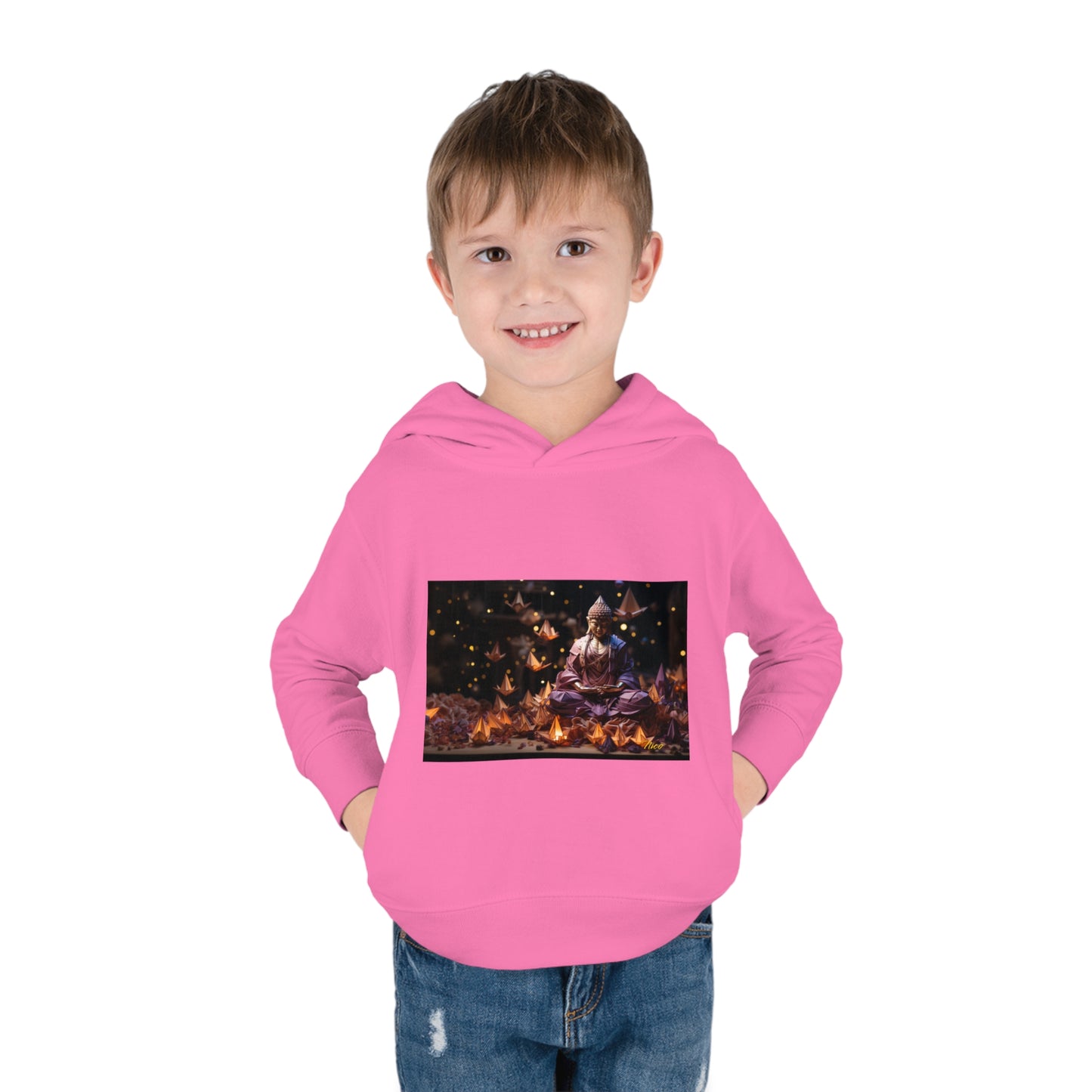 Ascending Buddah Series Print #6 Toddler Pullover Fleece Hoodie