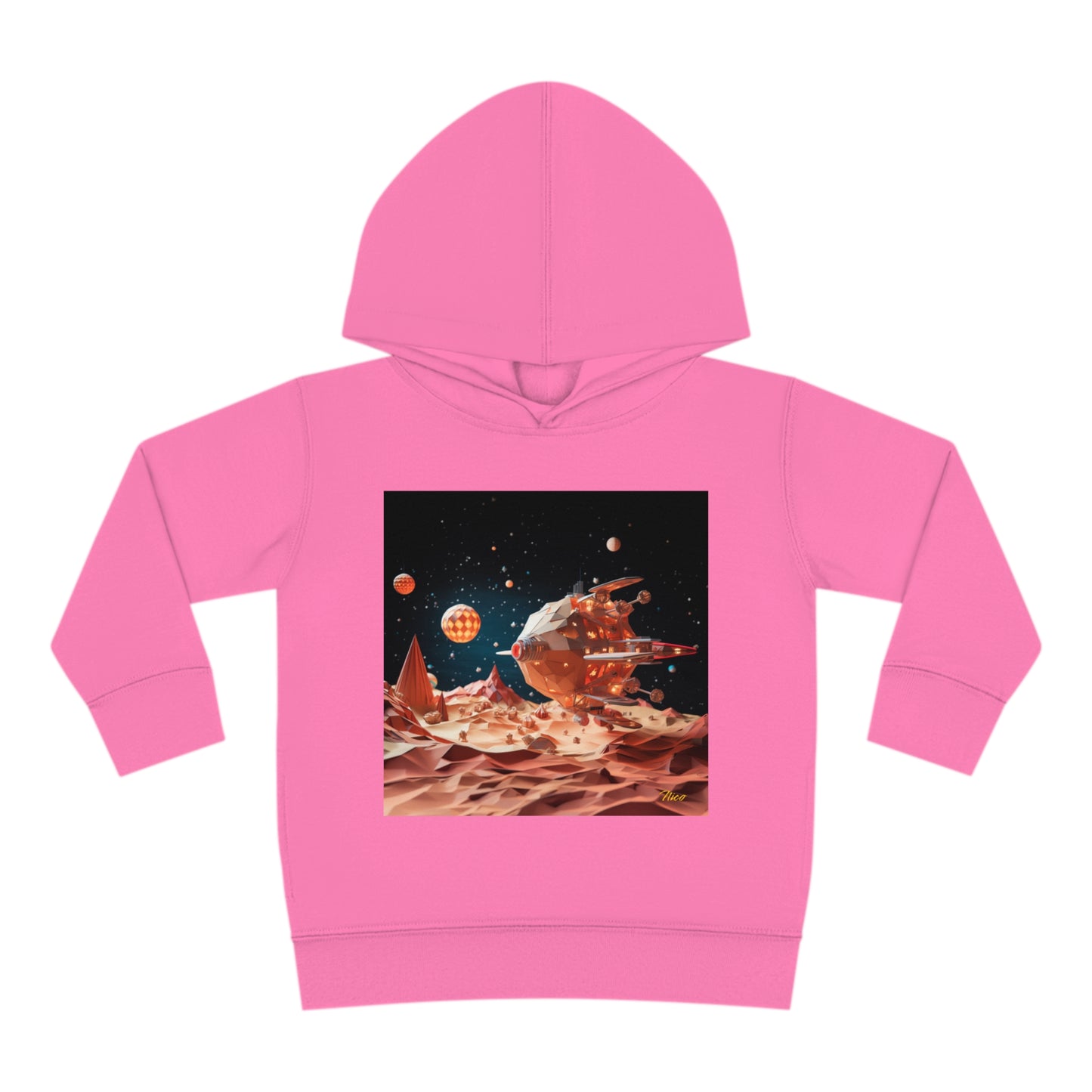 Elons' Dream Series Print #5 Toddler Pullover Fleece Hoodie