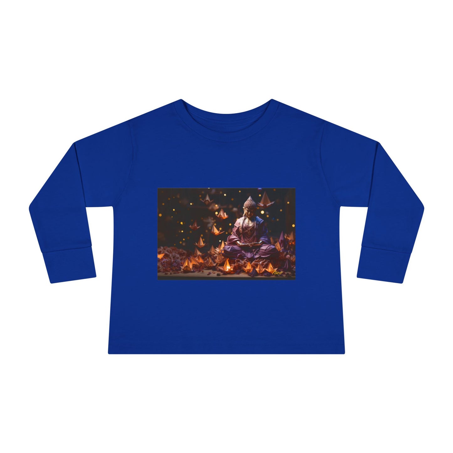 Ascending Buddha Series Print #6 Toddler Long Sleeve Tee