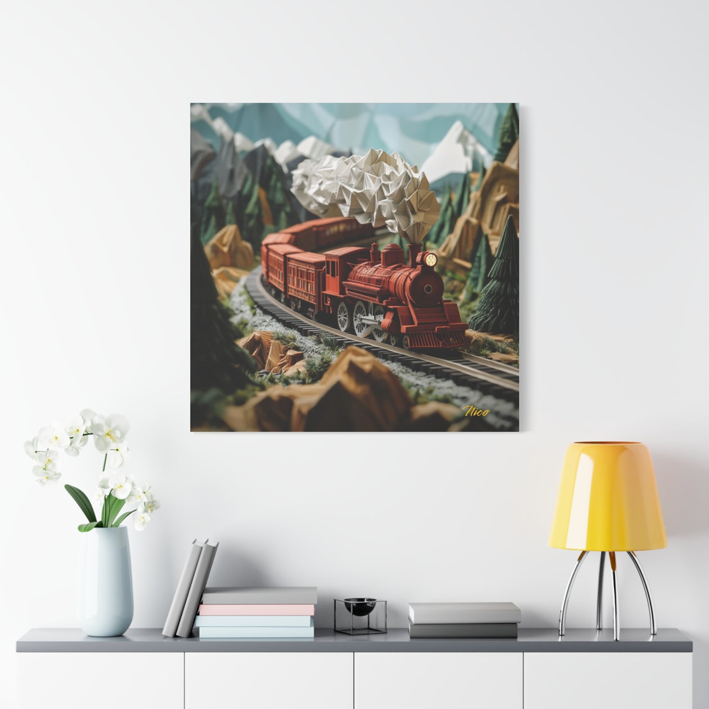 Orient Express Series Print #3 - Streched Matte Canvas Print, 1.25" Thick