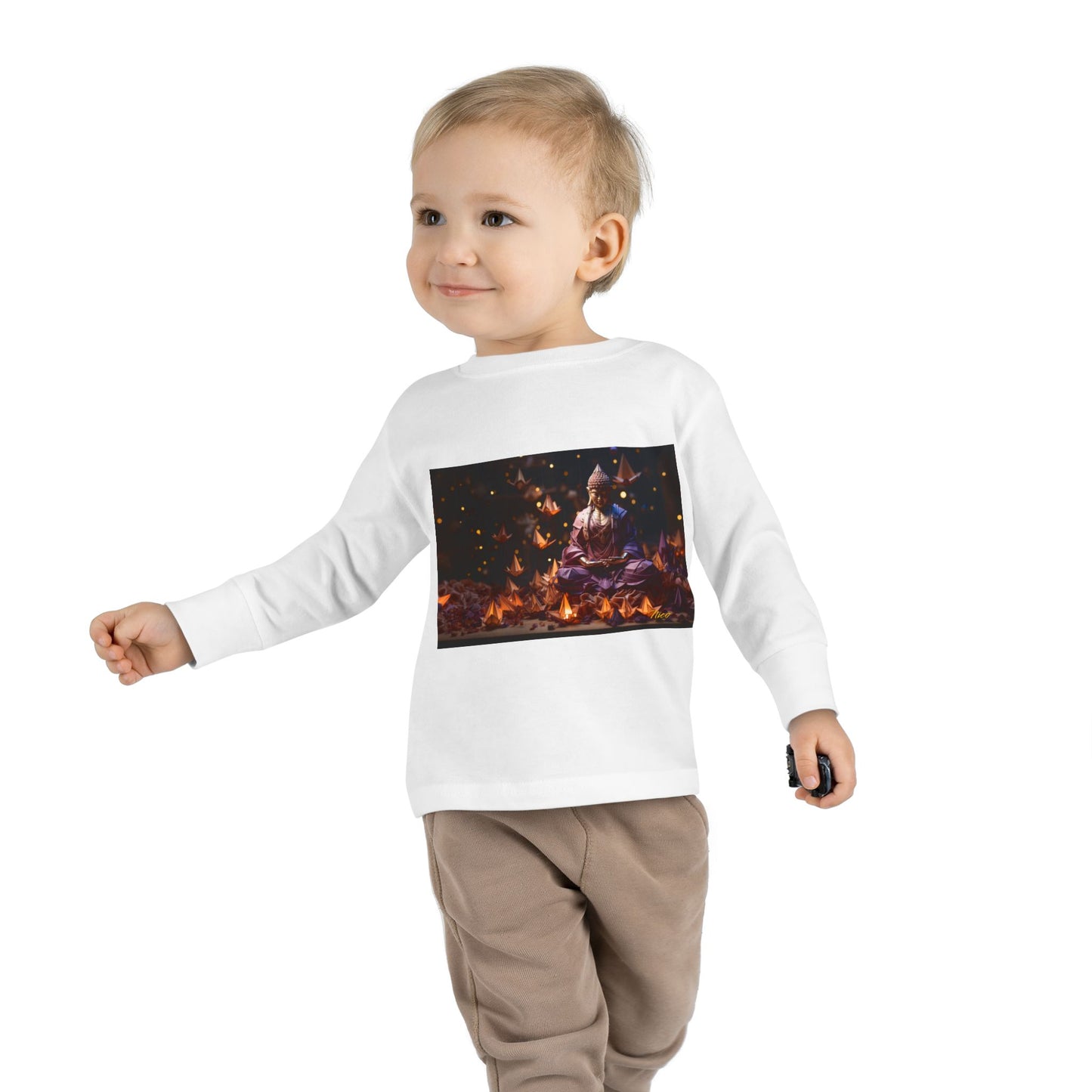 Ascending Buddha Series Print #6 Toddler Long Sleeve Tee