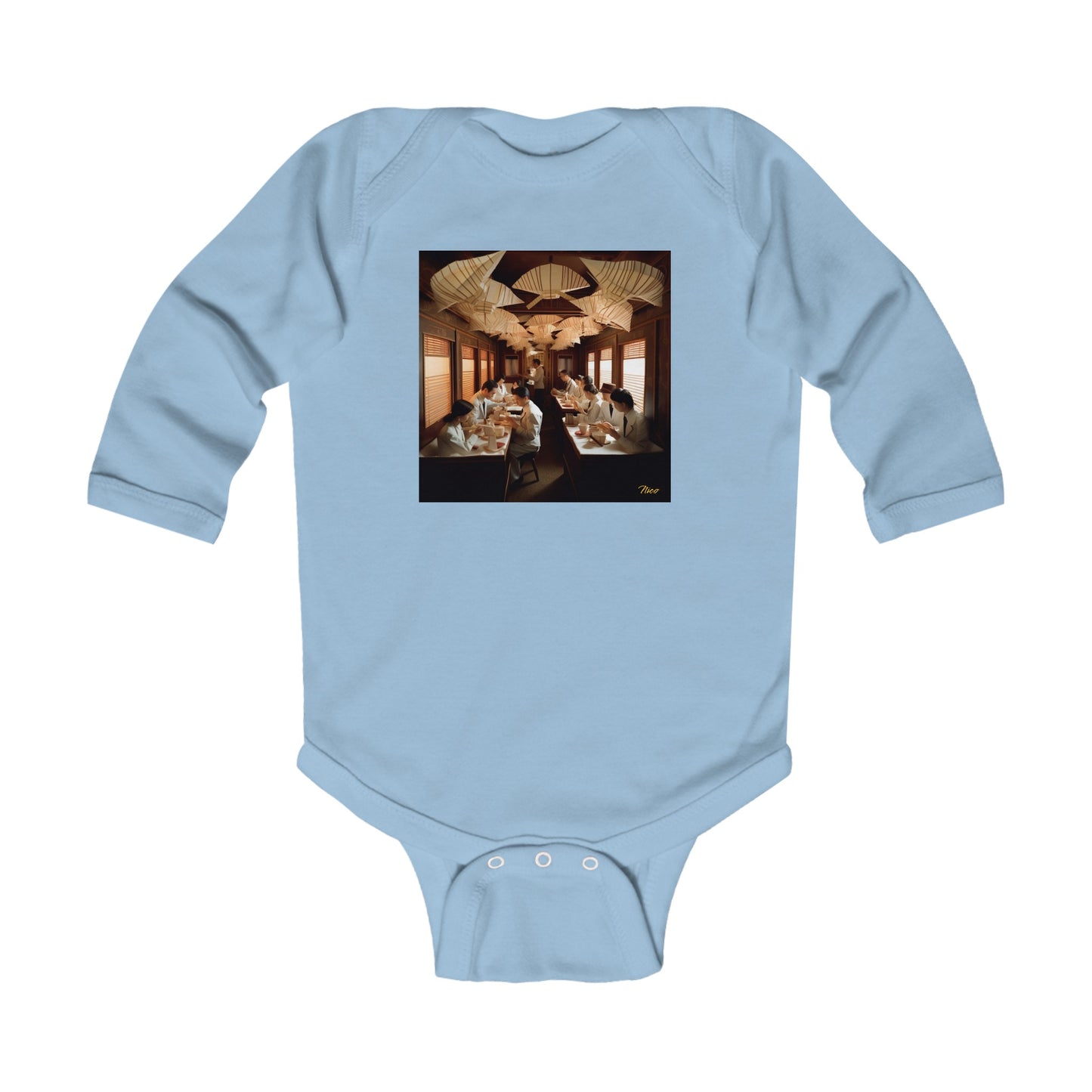 Orient Express Series Print #4 Infant Long Sleeve Bodysuit