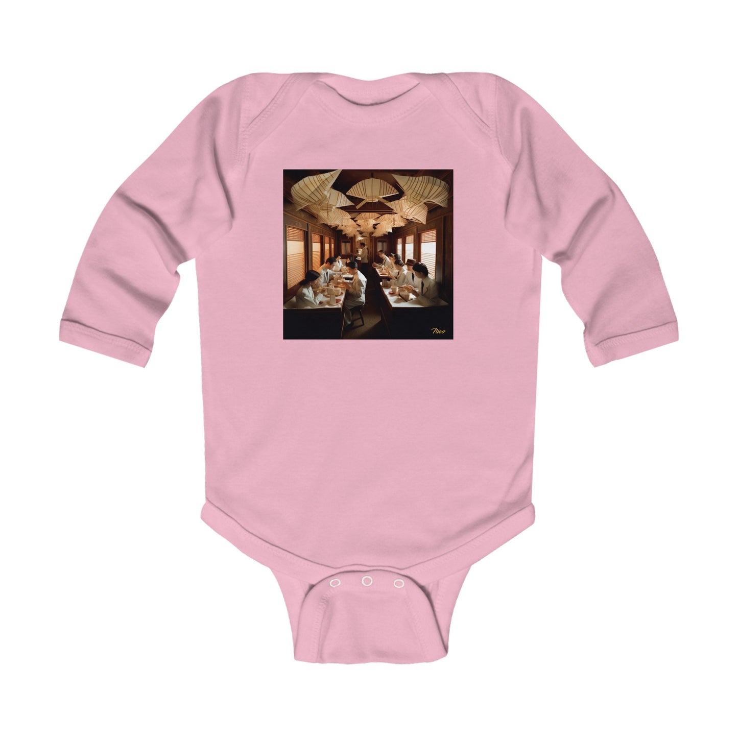 Orient Express Series Print #4 Infant Long Sleeve Bodysuit