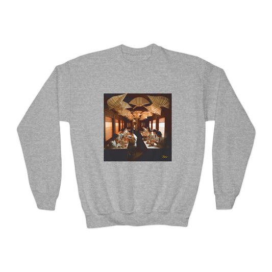 Orient Express Series Print #4 Youth Crewneck Sweatshirt