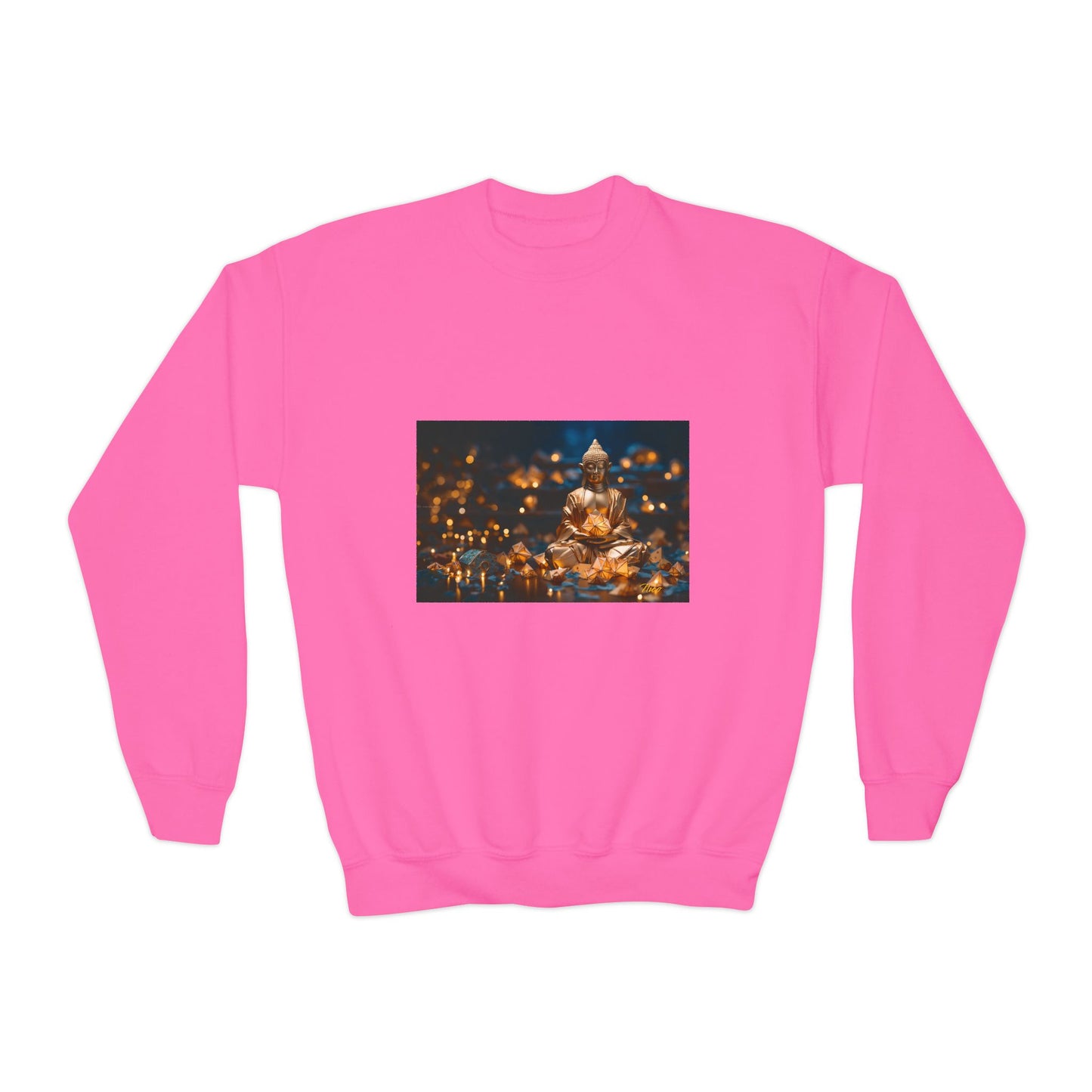 Ascending Buddah Series Print #9 Youth Crewneck Sweatshirt