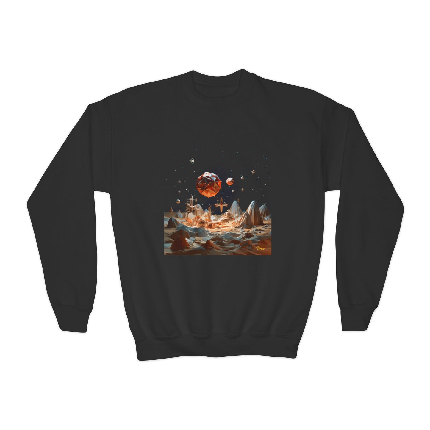 Elons' Dream Series Print #7 Youth Crewneck Sweatshirt