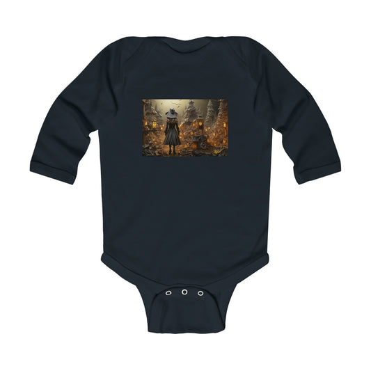 Halloween 2024 Series Print #3 Infant Long Sleeve Bodysuit