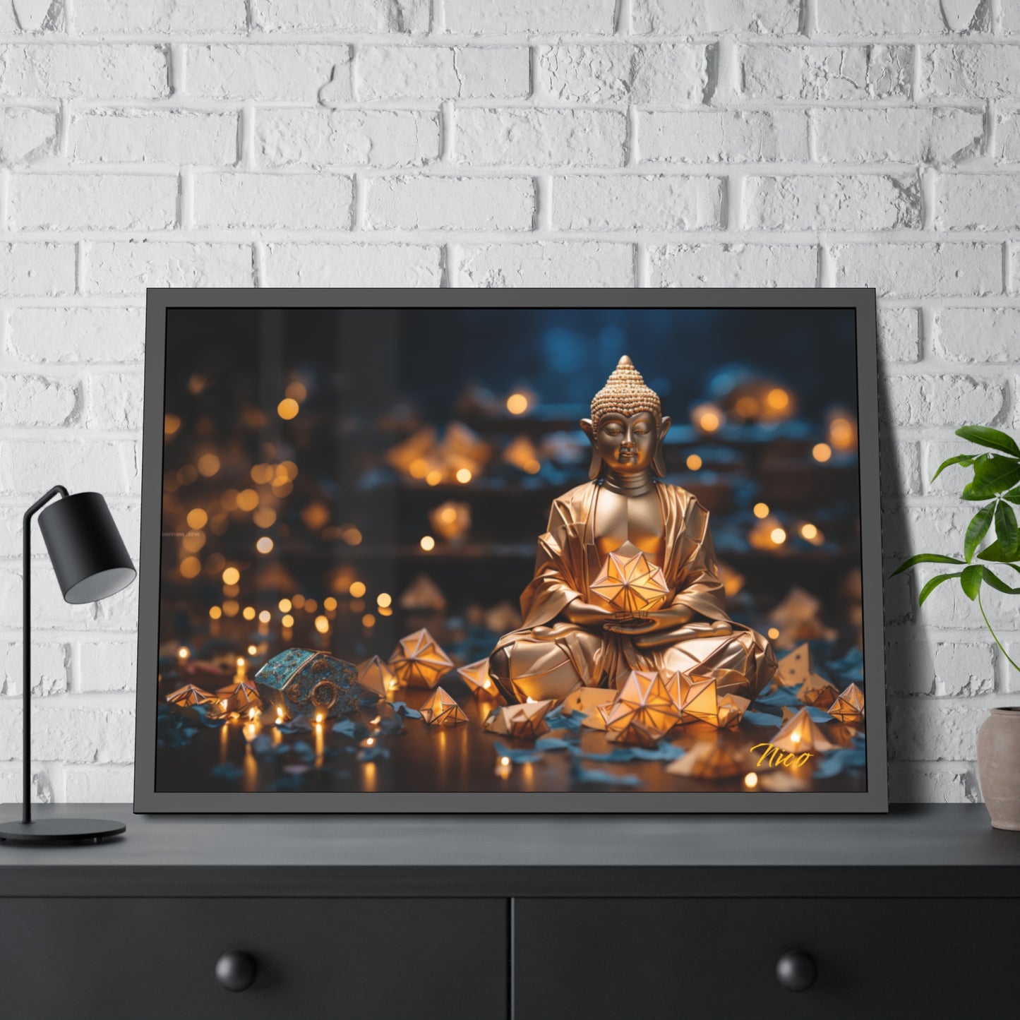 Ascending Buddha Series Print #9 - Framed Fine Art Paper Print