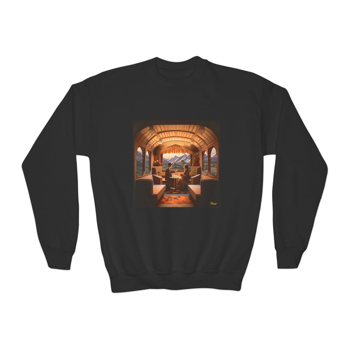 Orient Express Series Print #10 Youth Crewneck Sweatshirt