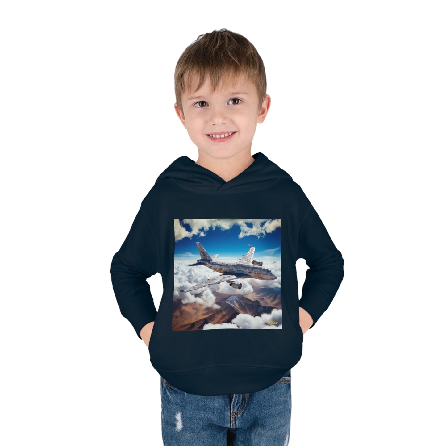 Frequent Flyer Miles Series Print #9 Toddler Pullover Fleece Hoodie