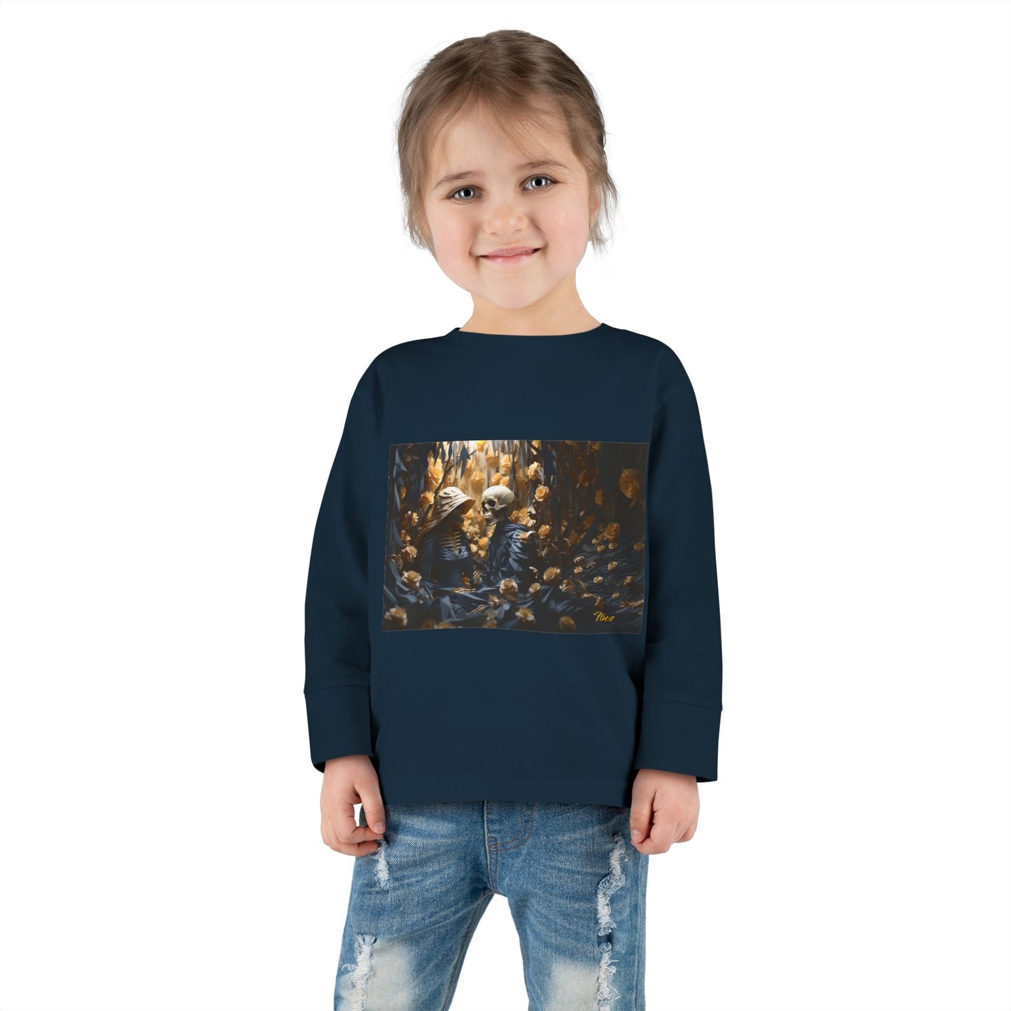 Halloween 2024 Series Print #4 Toddler Long Sleeve Tee