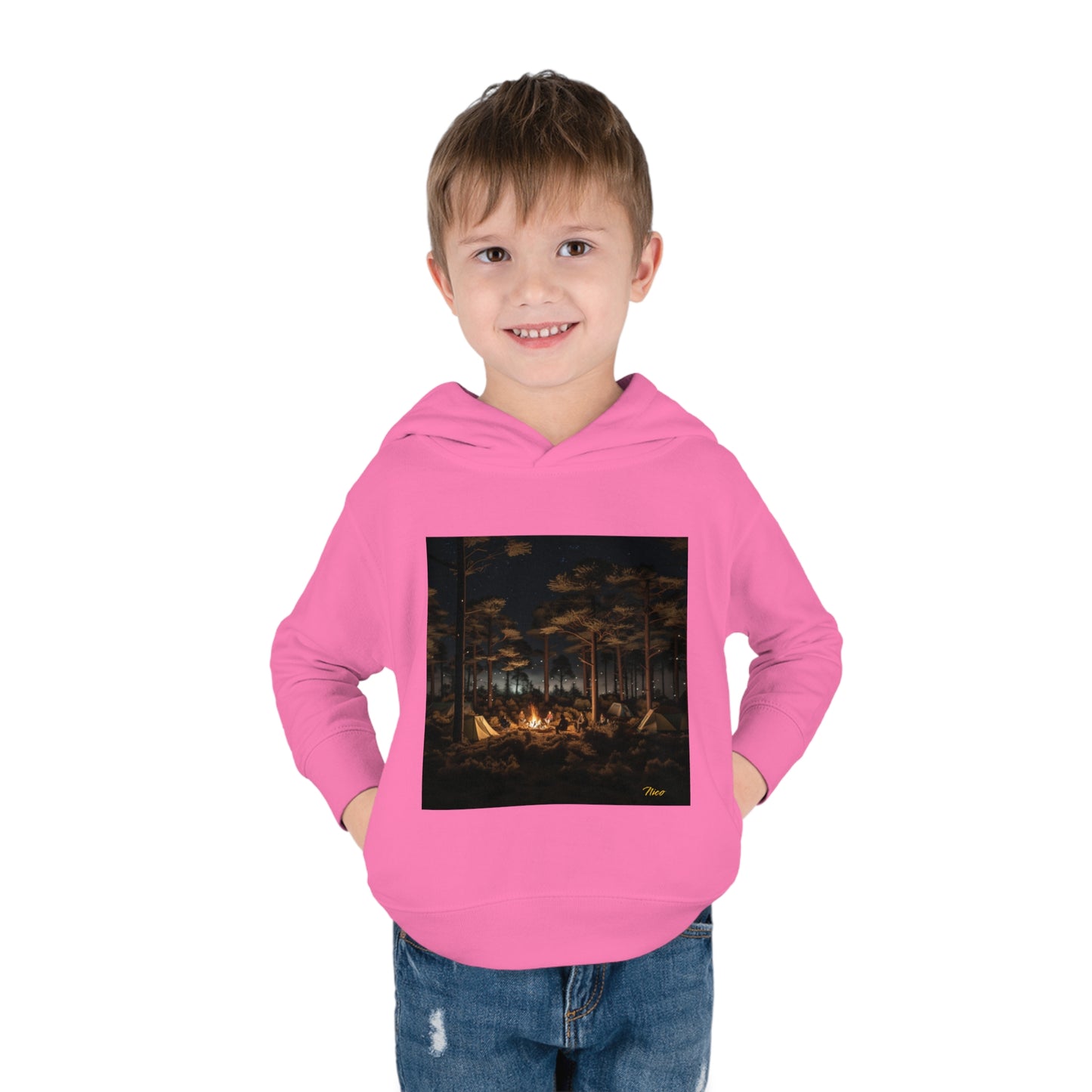 Under The Starry Skies Series Print #9 Toddler Pullover Fleece Hoodie