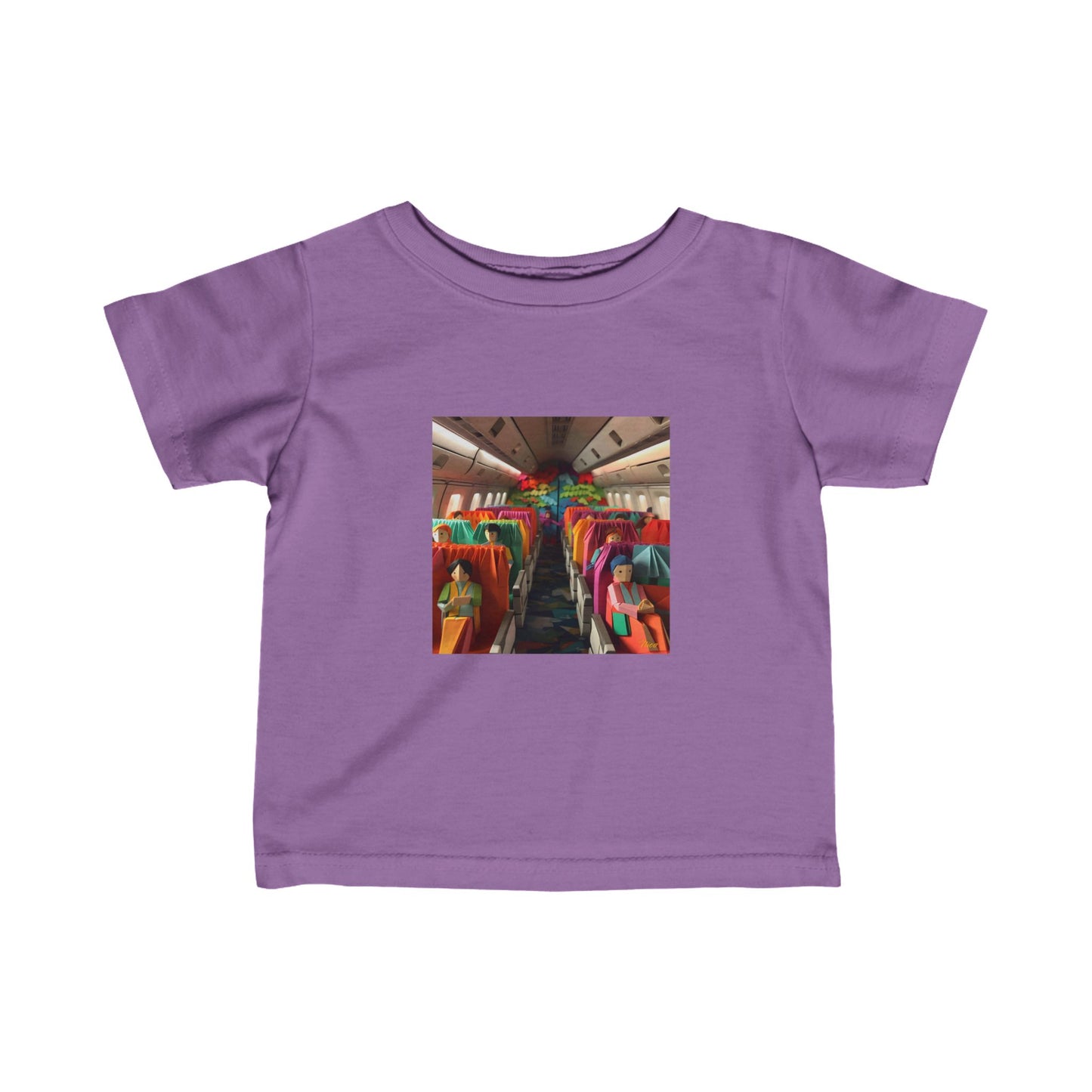 Frequent Flyer Miles Series Print #2 Infant Fine Jersey Tee