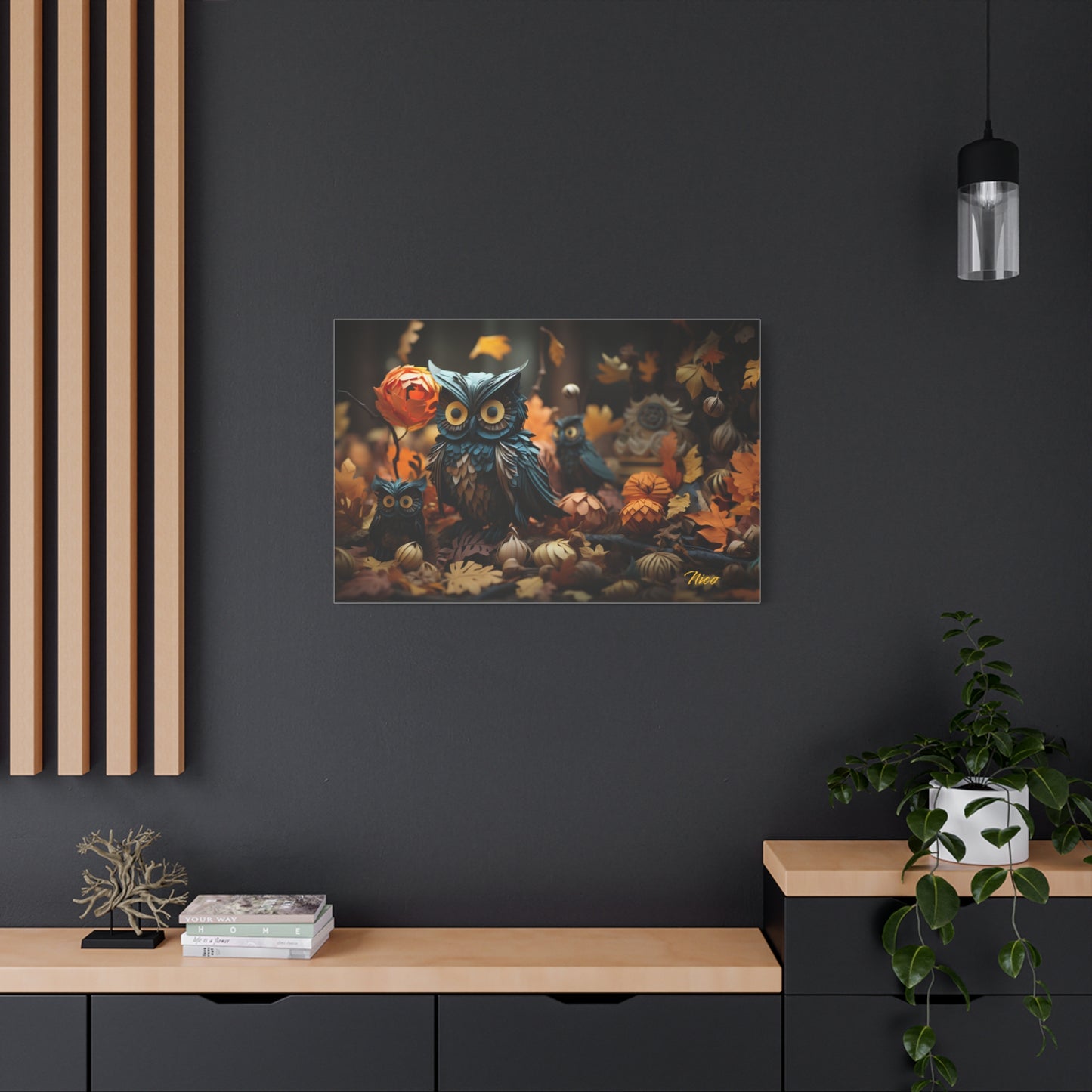 Halloween 2023 Series Print #8 - Streched Matte Canvas Print, 1.25" Thick