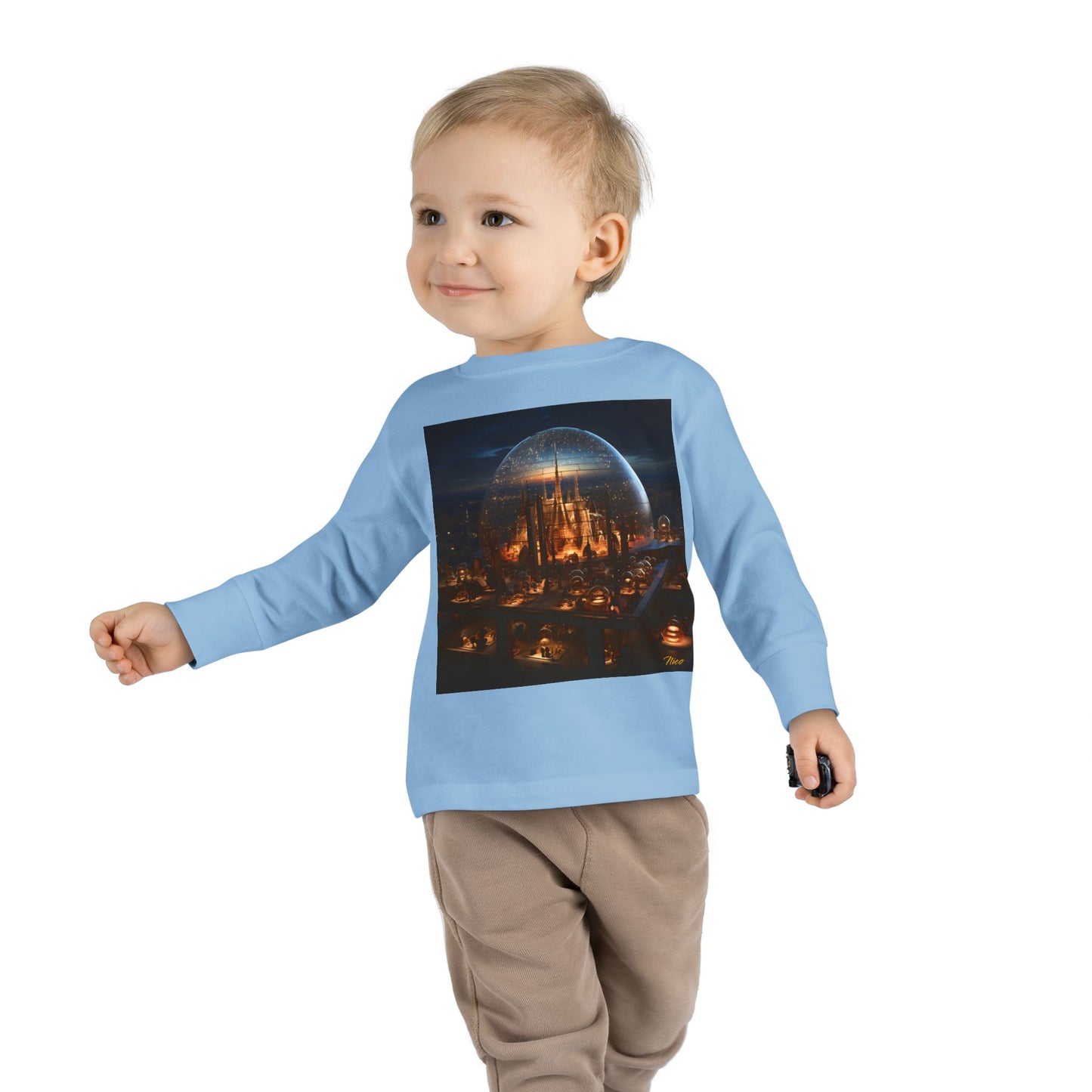 Elons' Dream Series Print #10 Toddler Long Sleeve Tee