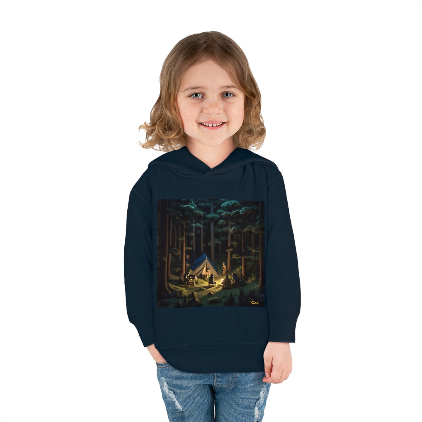 Under The Starry Skies Series Print #6 Toddler Pullover Fleece Hoodie