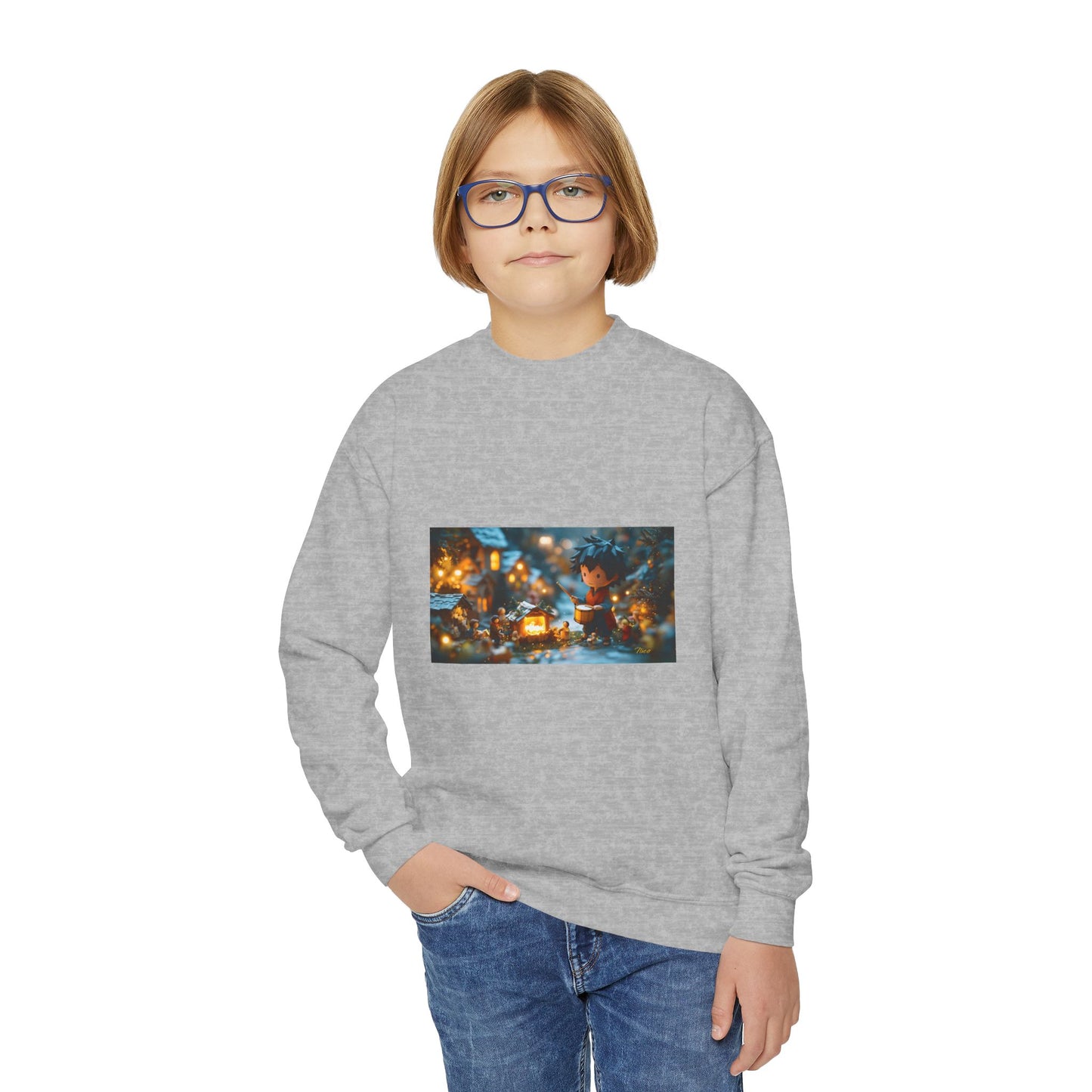 Chirstmas 2024 Series Print #8 Youth Crewneck Sweatshirt