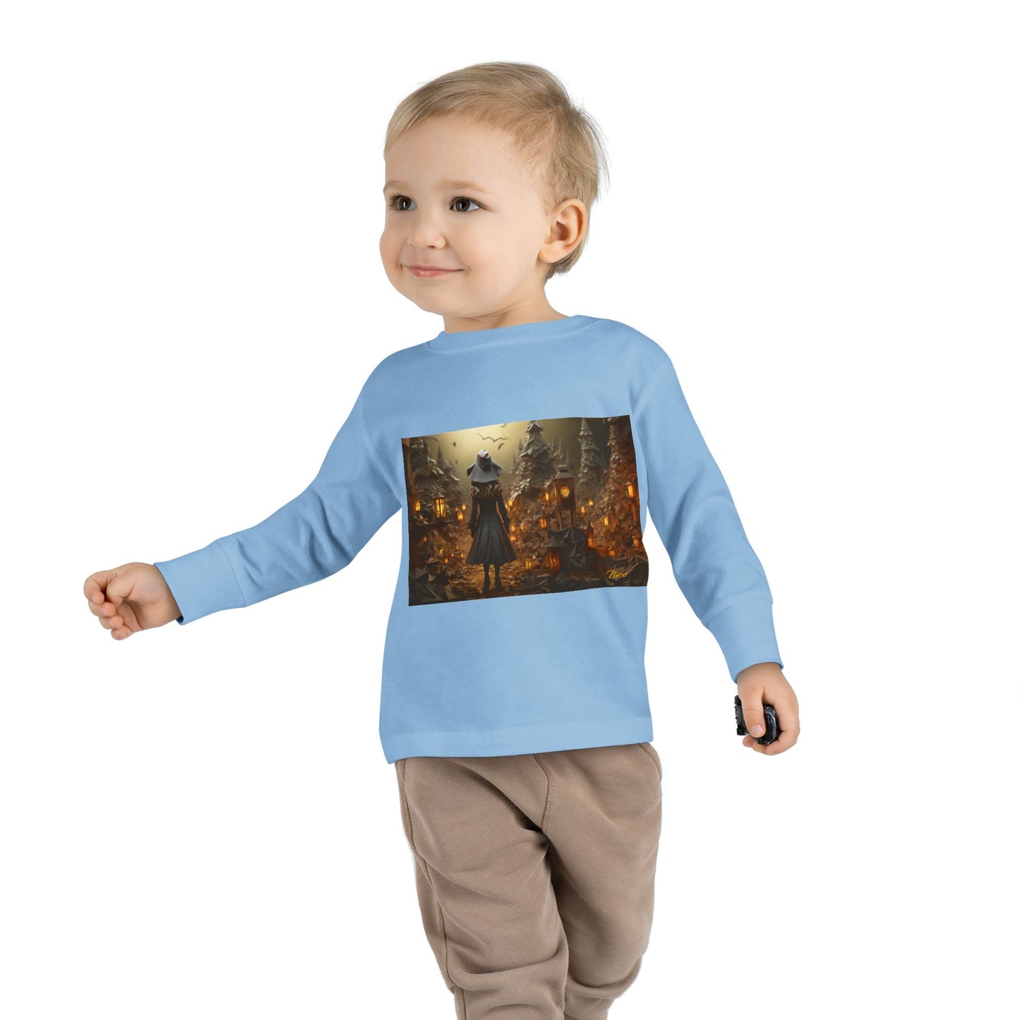 Halloween 2024 Series Print #3 Toddler Long Sleeve Tee