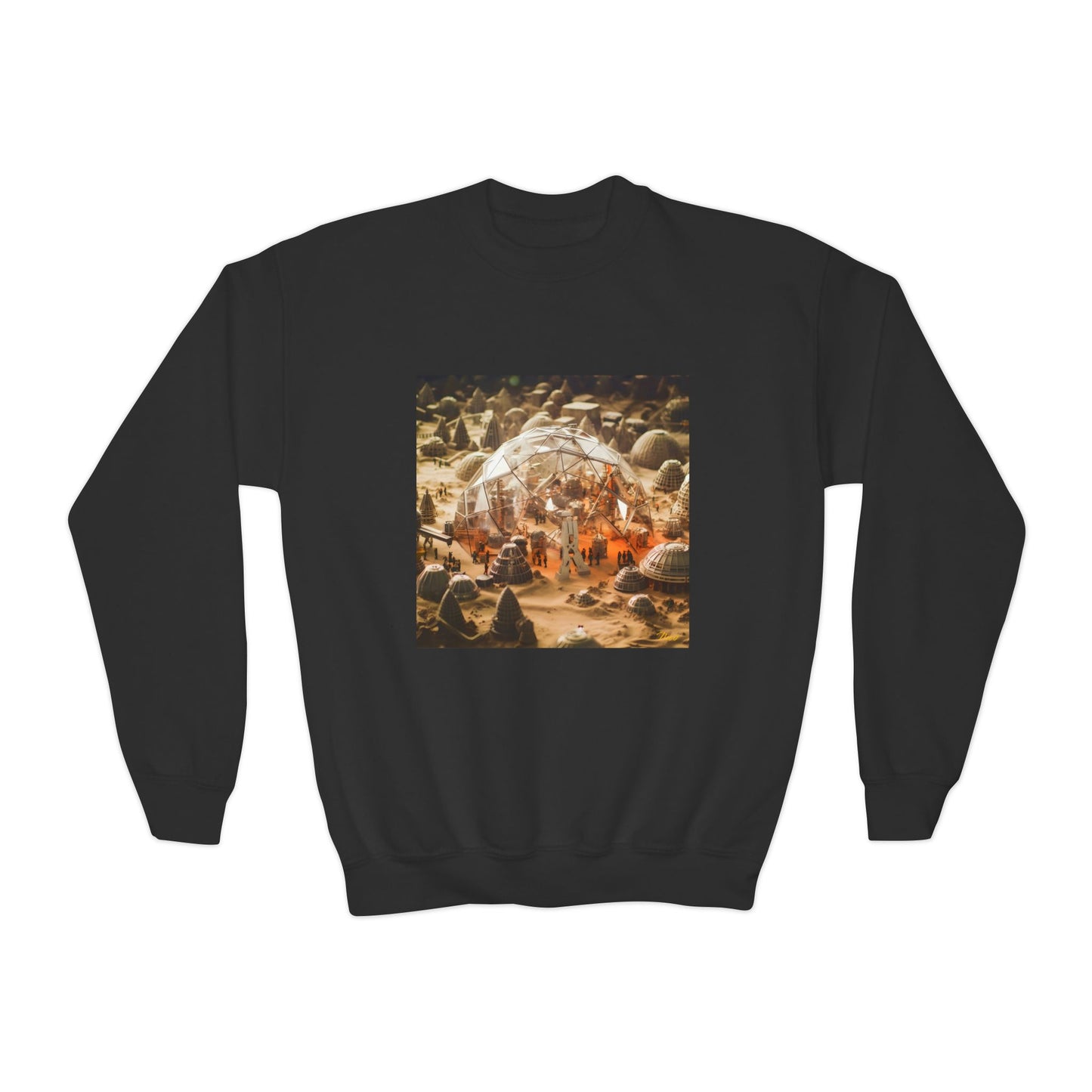 Elons' Dream Series Print #9 Youth Crewneck Sweatshirt