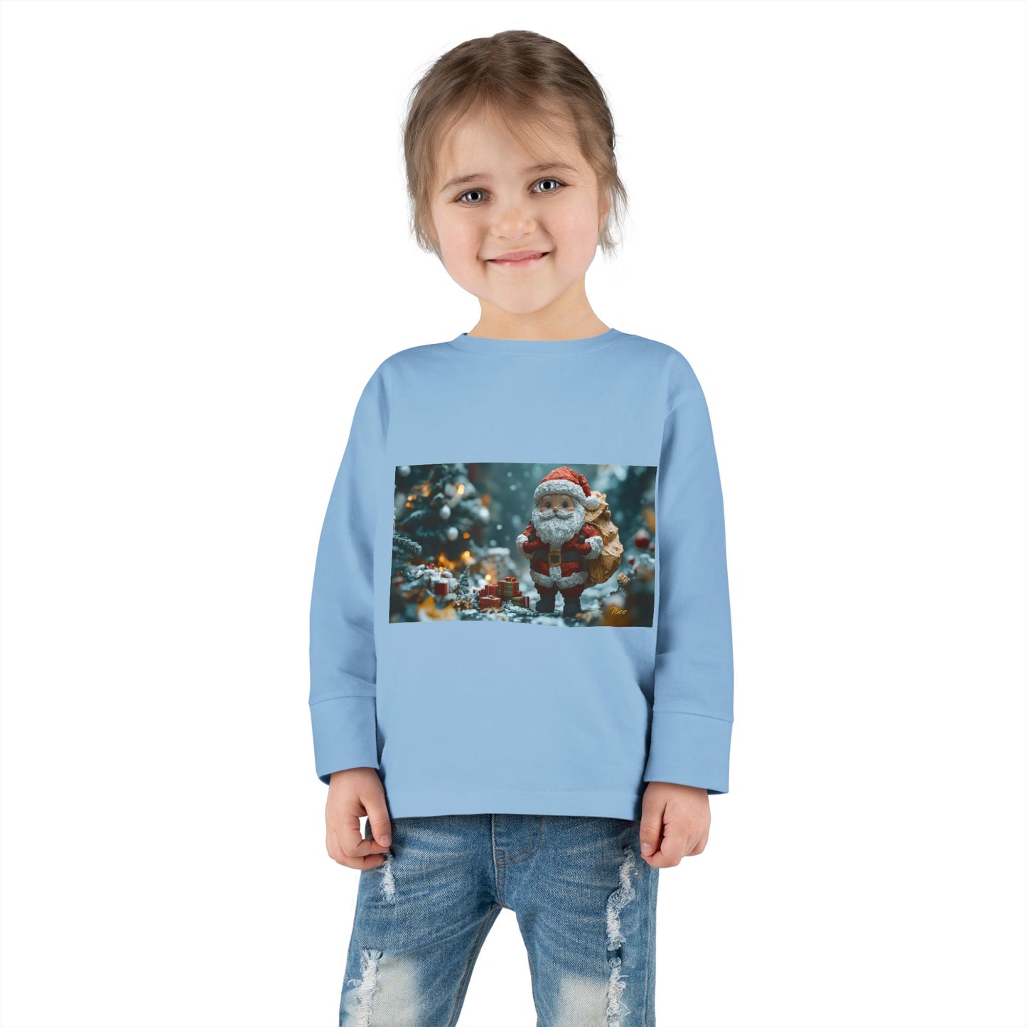 Chirstmas 2024 Series Print #5 Toddler Long Sleeve Tee